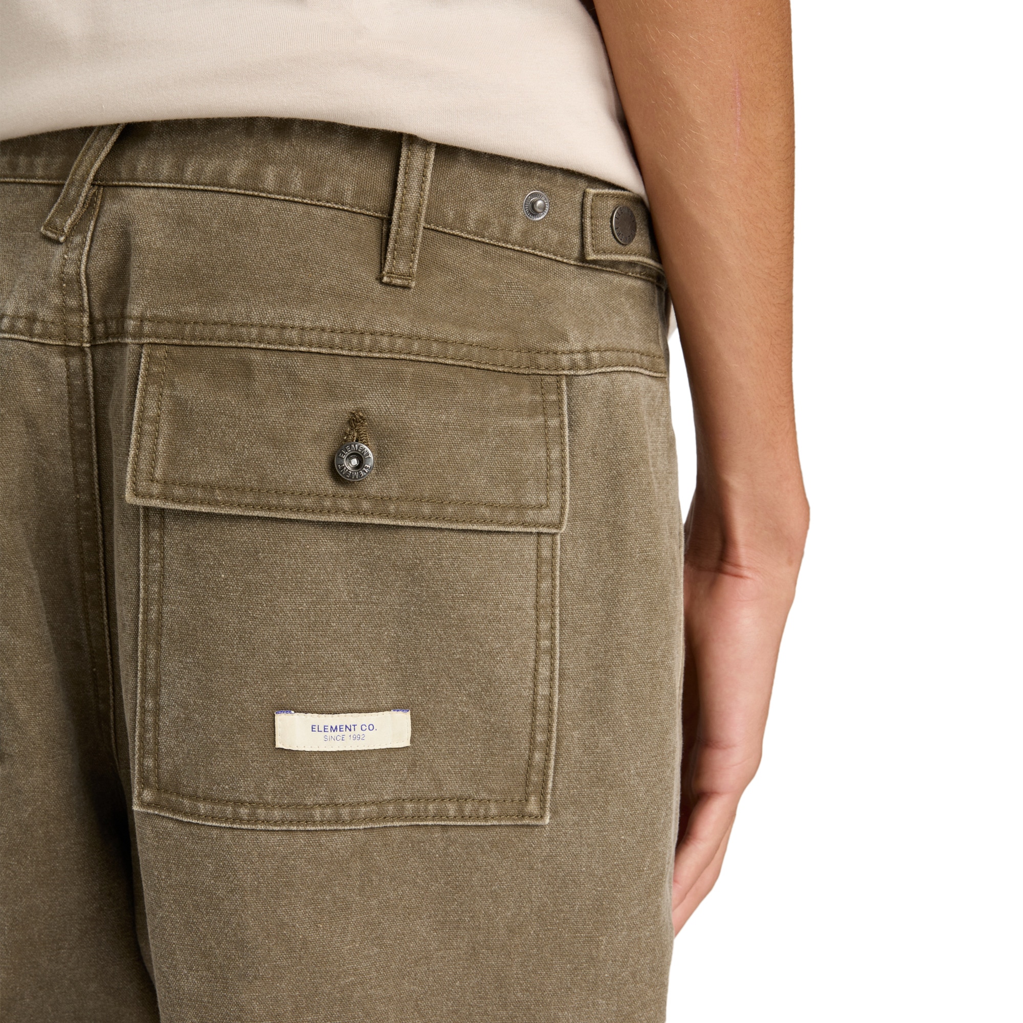 Imagen 6 de Pantalón de hombre Relax Fatigue Canvas Element - Marrón Marrón