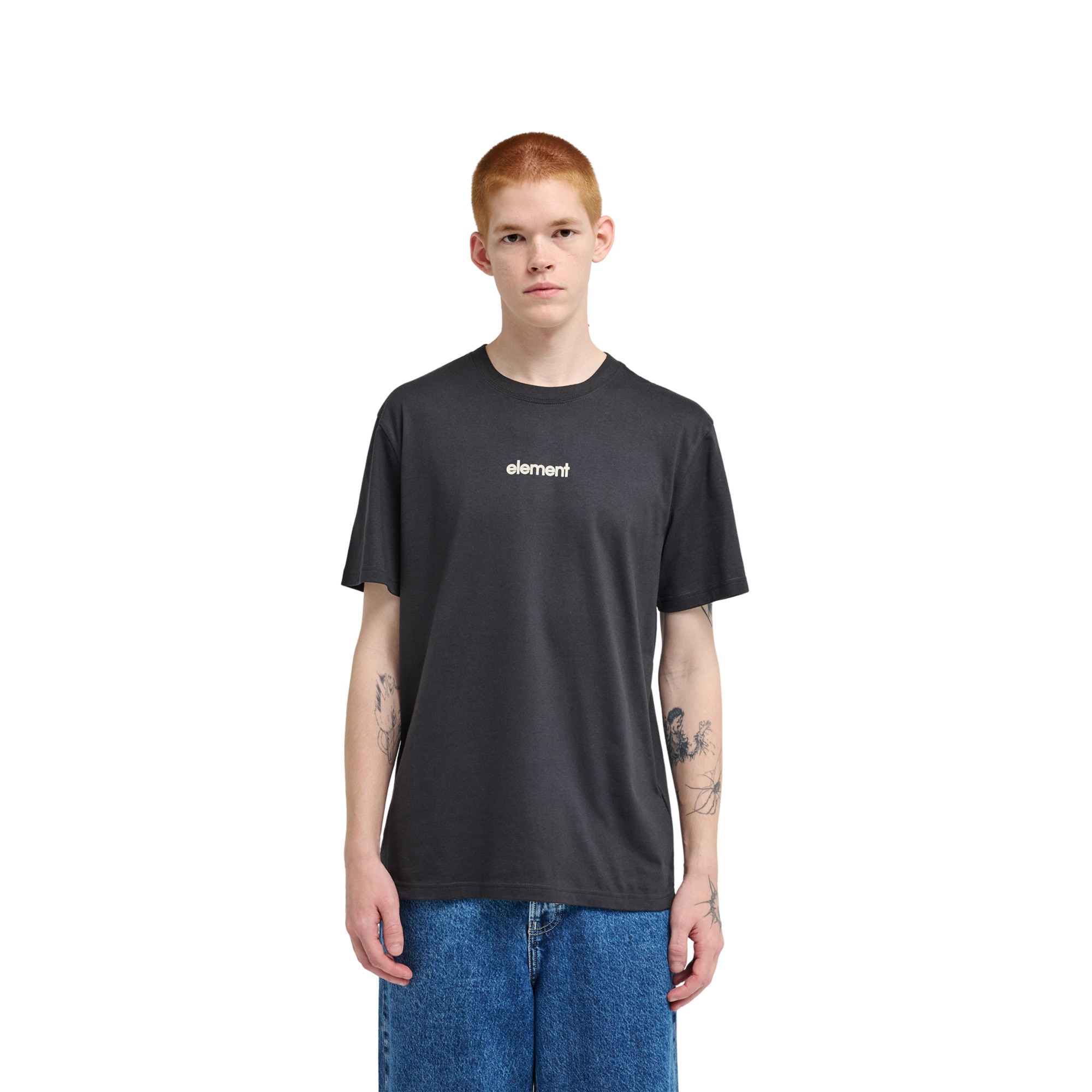 Camiseta de hombre Lowcase Bp Element - Negro Negro-1