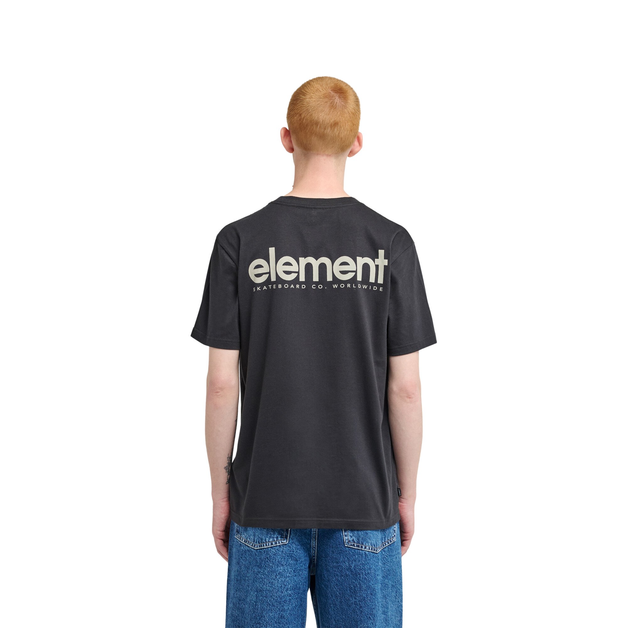 Camiseta de hombre Lowcase Bp Element - Negro Negro-2