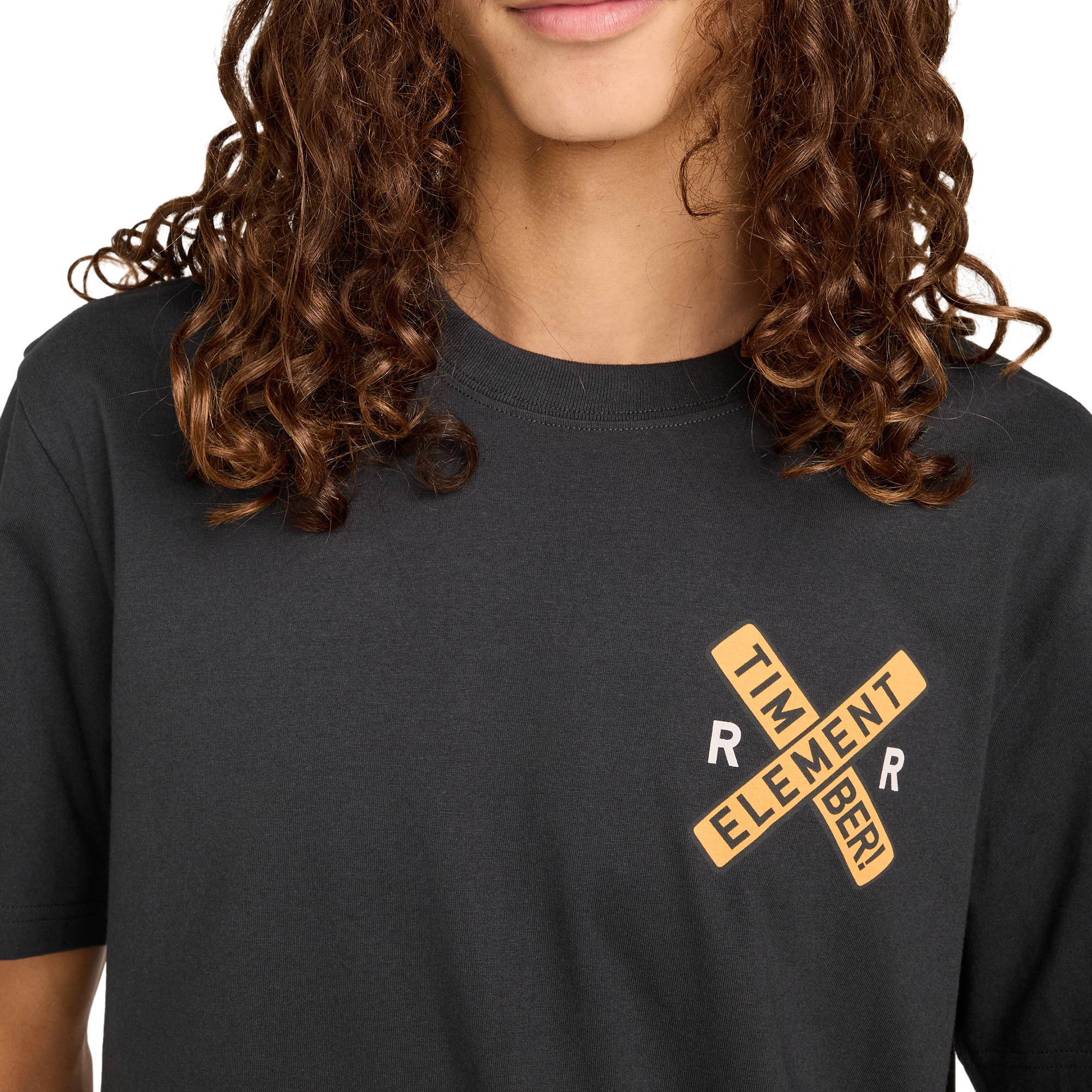 Camiseta de hombre Timber Signs Element - Negro Negro-4
