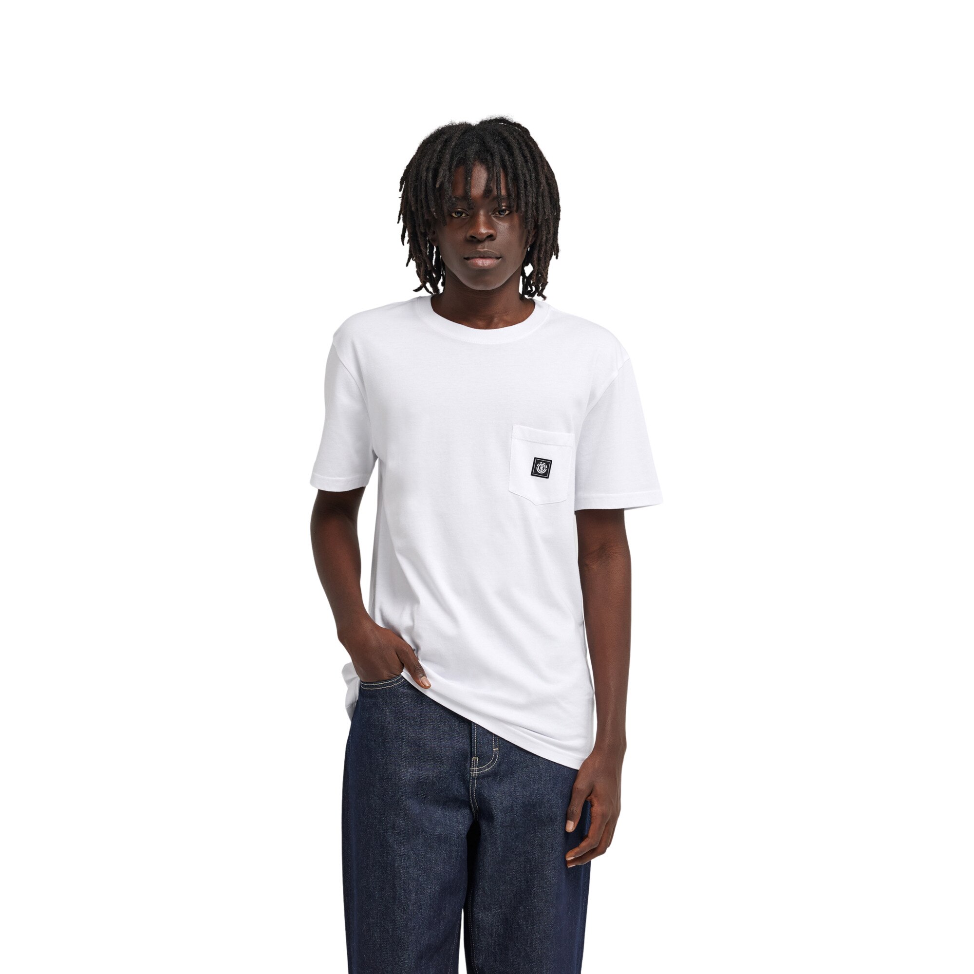 Camiseta de hombre Icon Label Pocket Element - Blanco Blanco-1