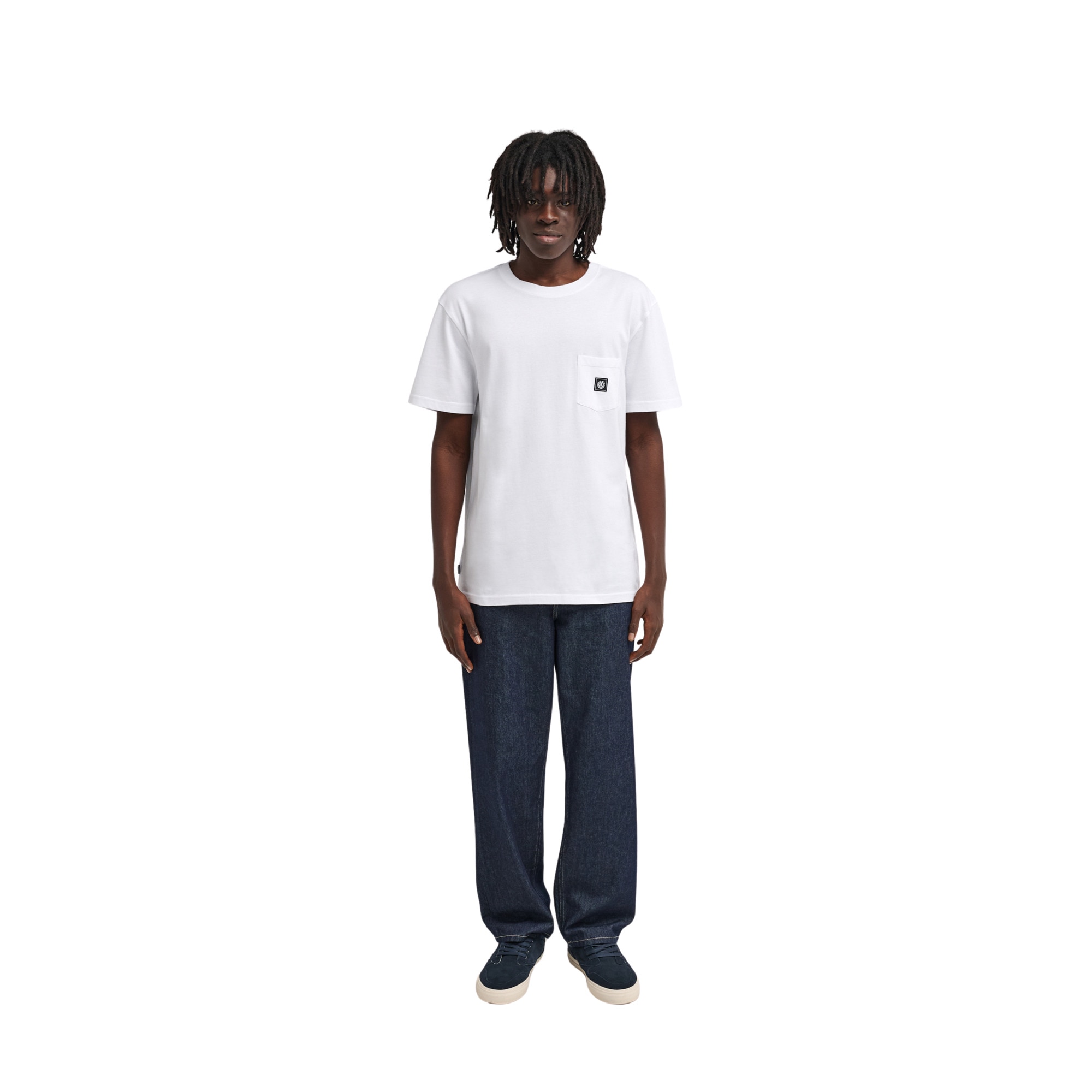 Camiseta de hombre Icon Label Pocket Element - Blanco Blanco-3