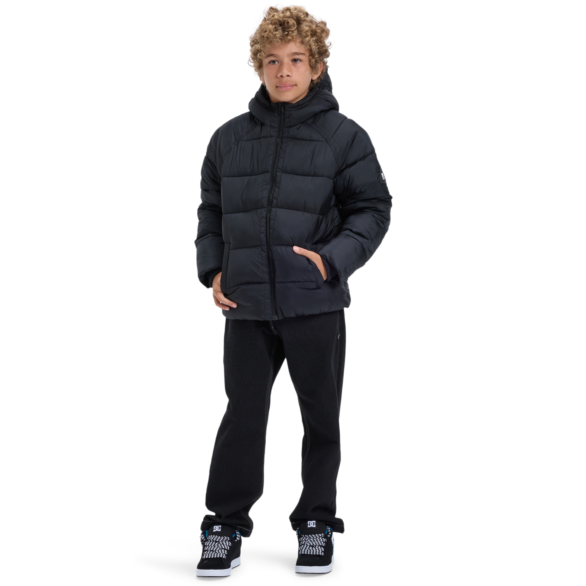 Chaqueta de niños Cantera Puffer DC Shoes - Negro Negro-5