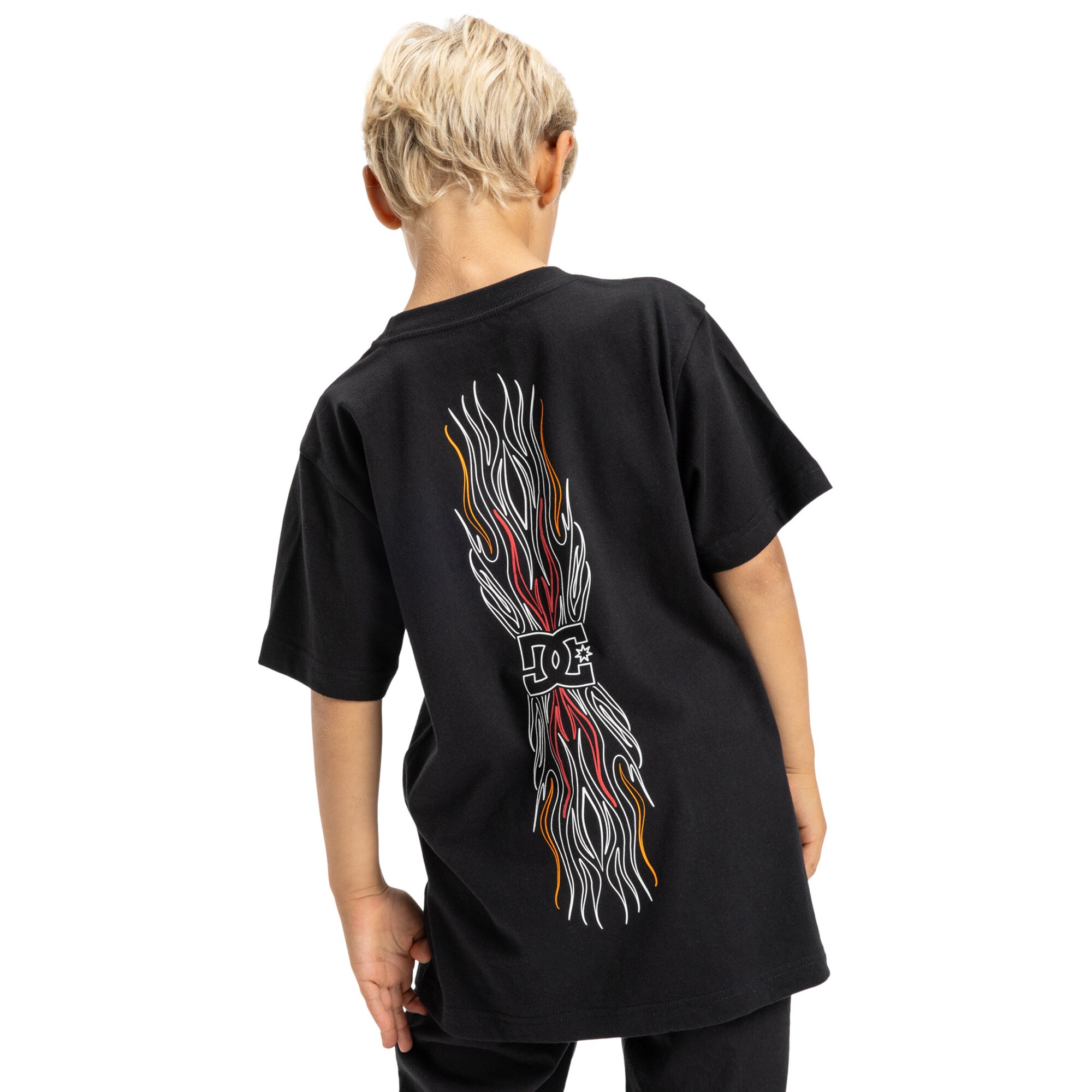 Camiseta de niños Burnt Out DC Shoes - Negro Negro-2
