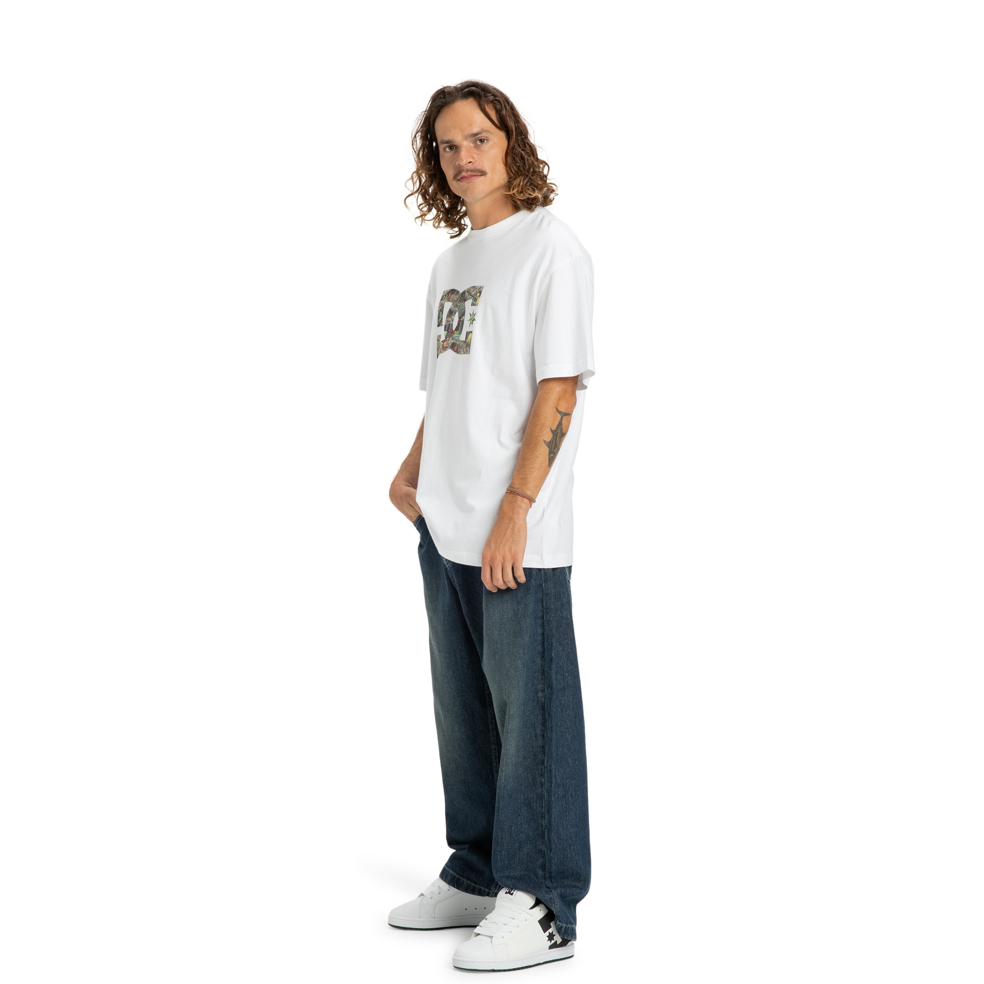 Imagen 2 de Camisetas de hombre DC Star Filled DC Shoes - Blanco Blanco