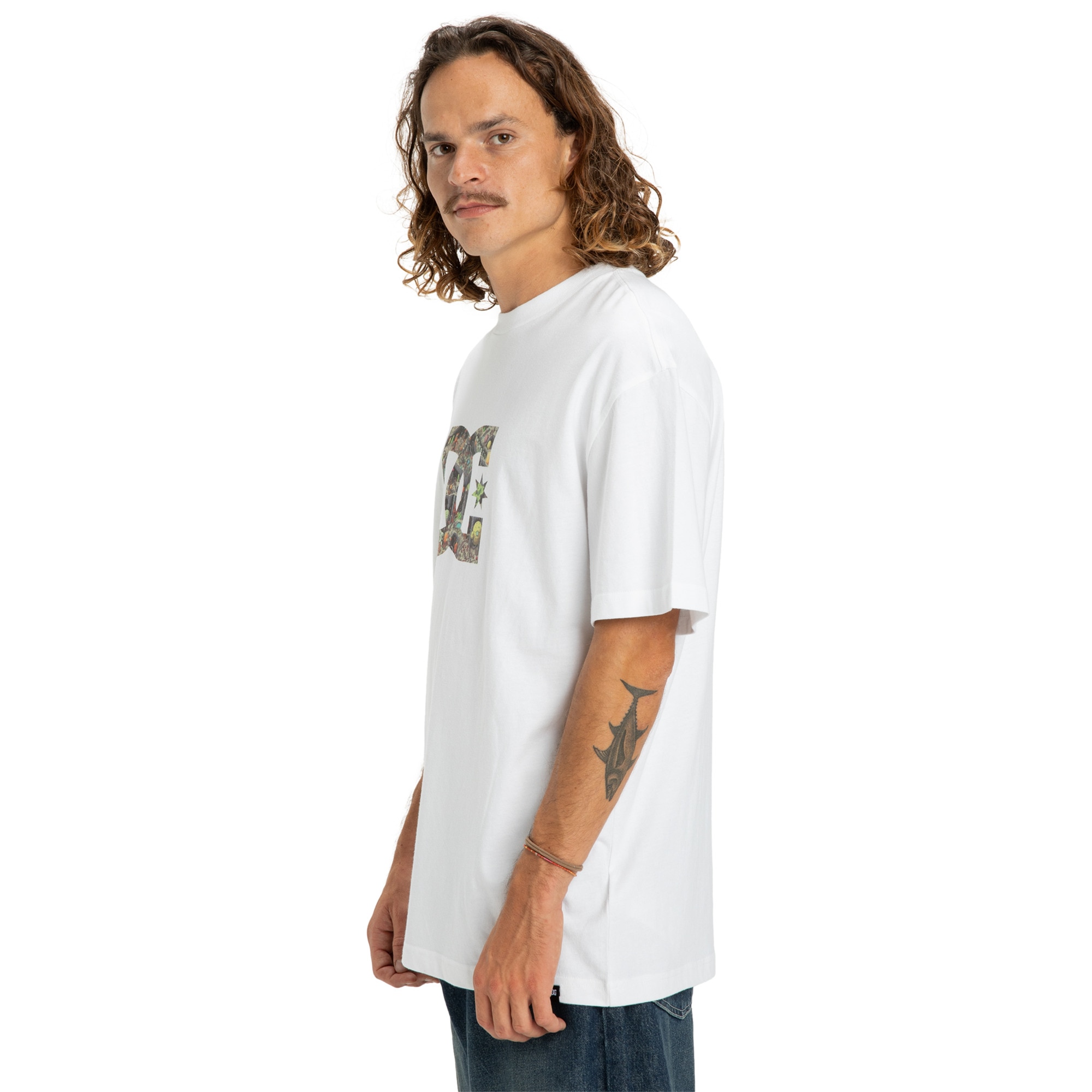 Imagen 3 de Camisetas de hombre DC Star Filled DC Shoes - Blanco Blanco