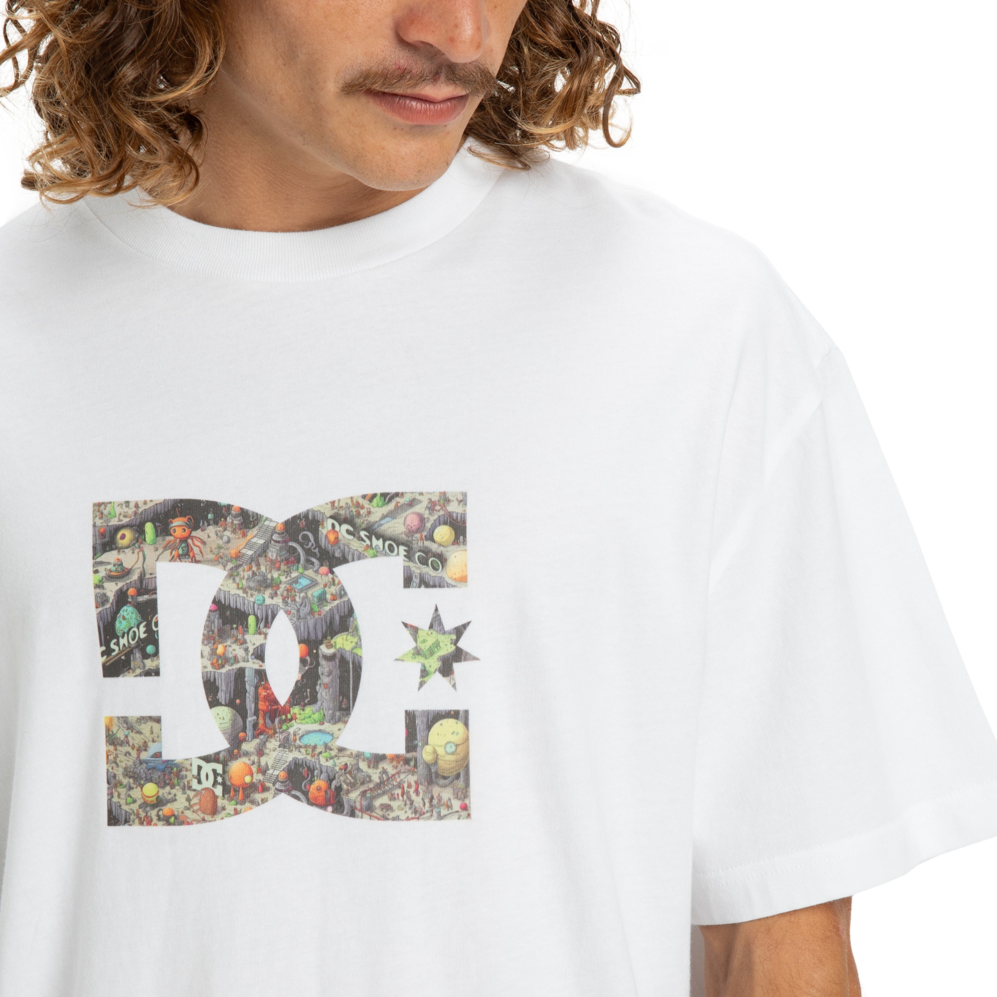 Imagen 4 de Camisetas de hombre DC Star Filled DC Shoes - Blanco Blanco