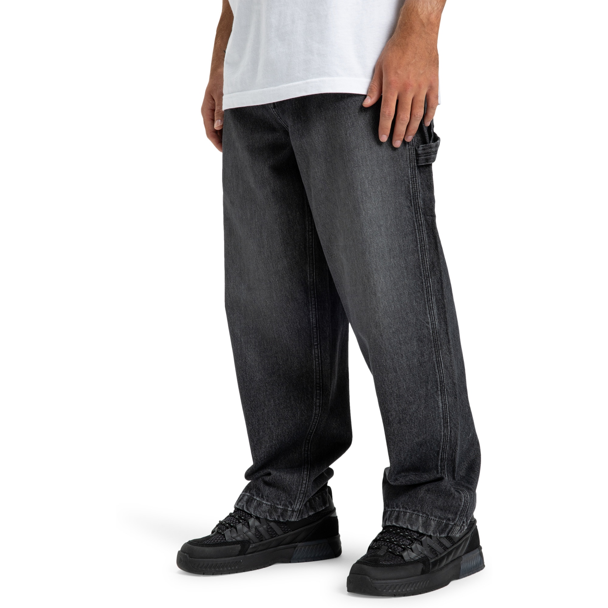Pantalón de hombre Worker Baggy Carpenter Bac DC Shoes - Negro Negro-3