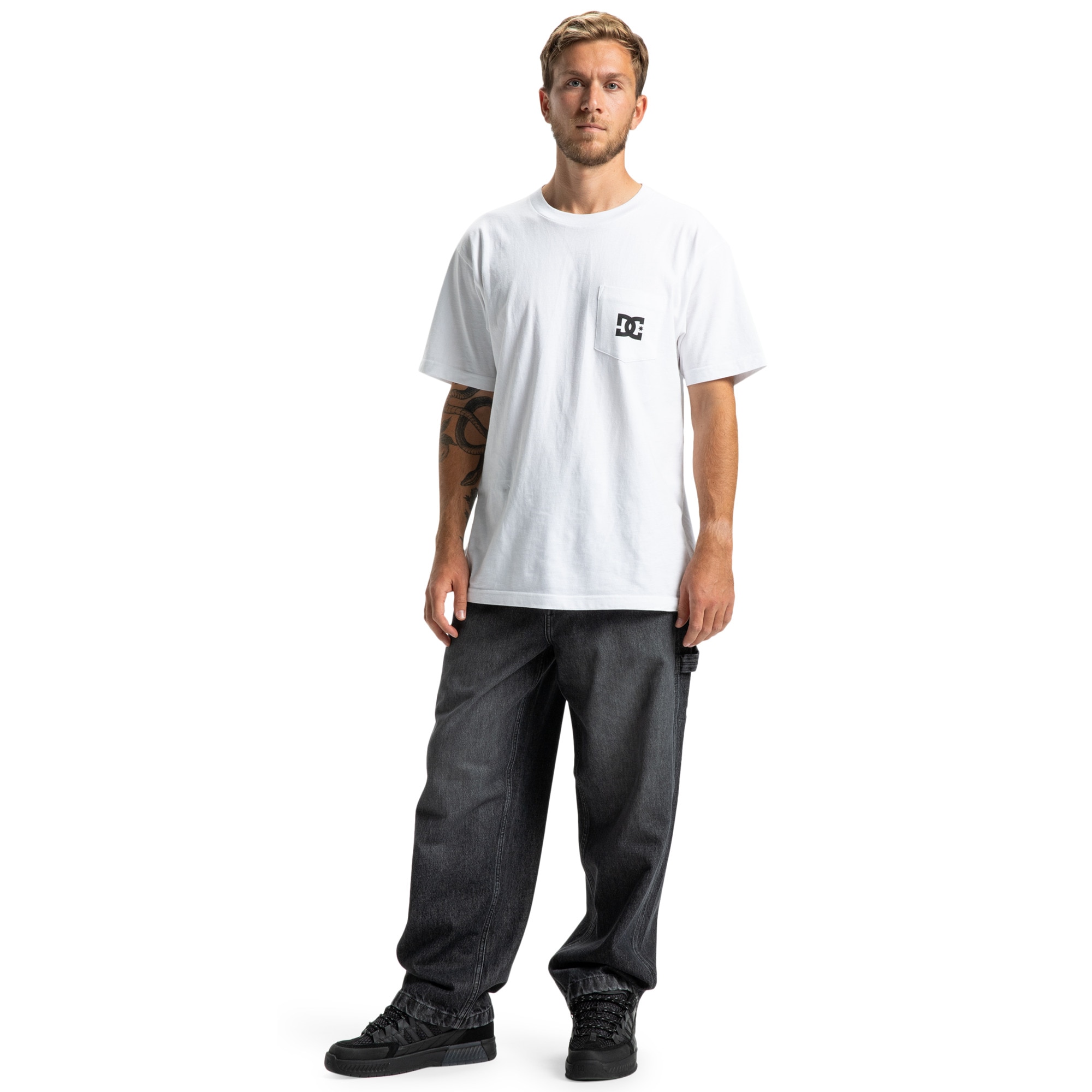 Pantalón de hombre Worker Baggy Carpenter Bac DC Shoes - Negro Negro-5