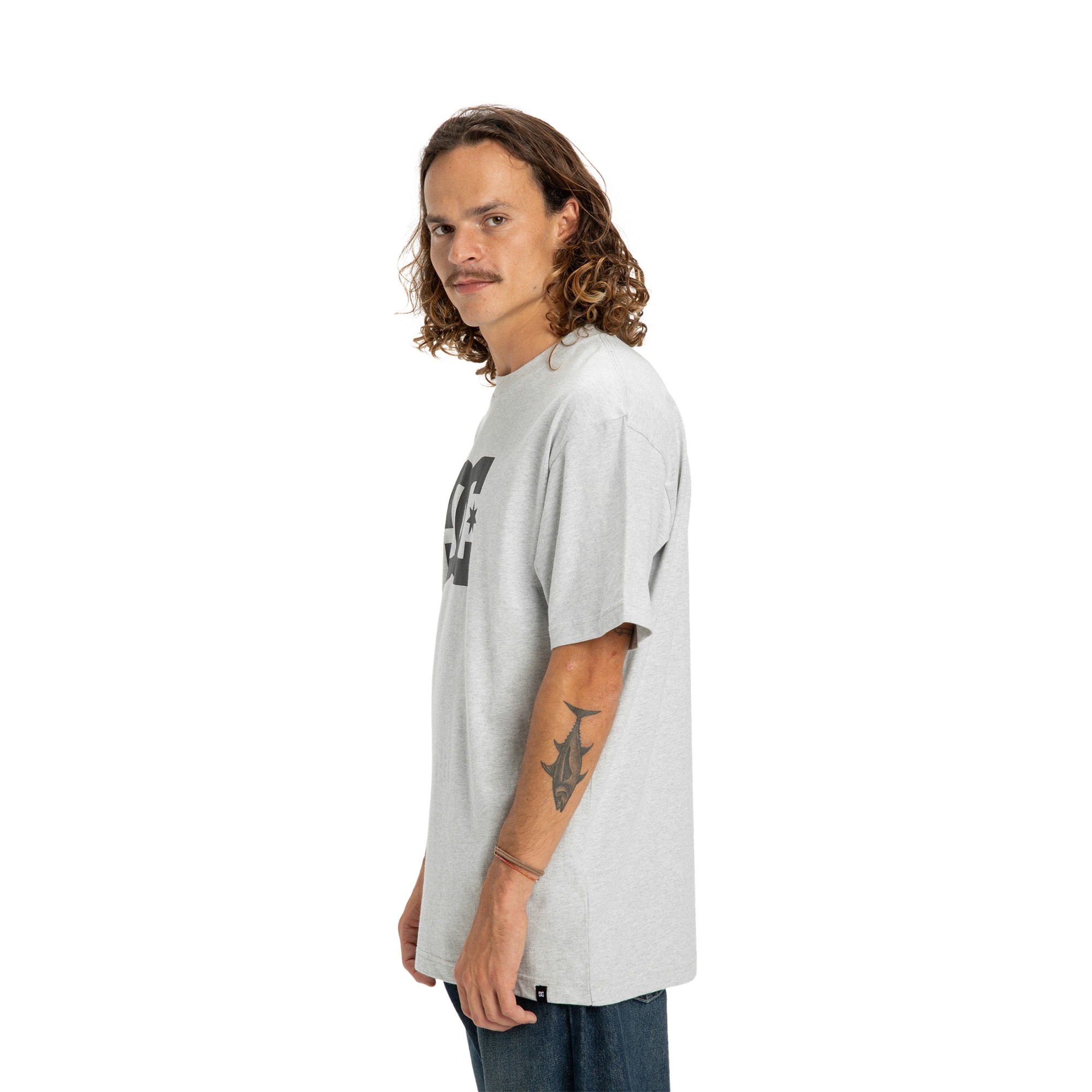 Imagen 4 de Camisetas de hombre DC Star DC Shoes - Gris claro Gris claro