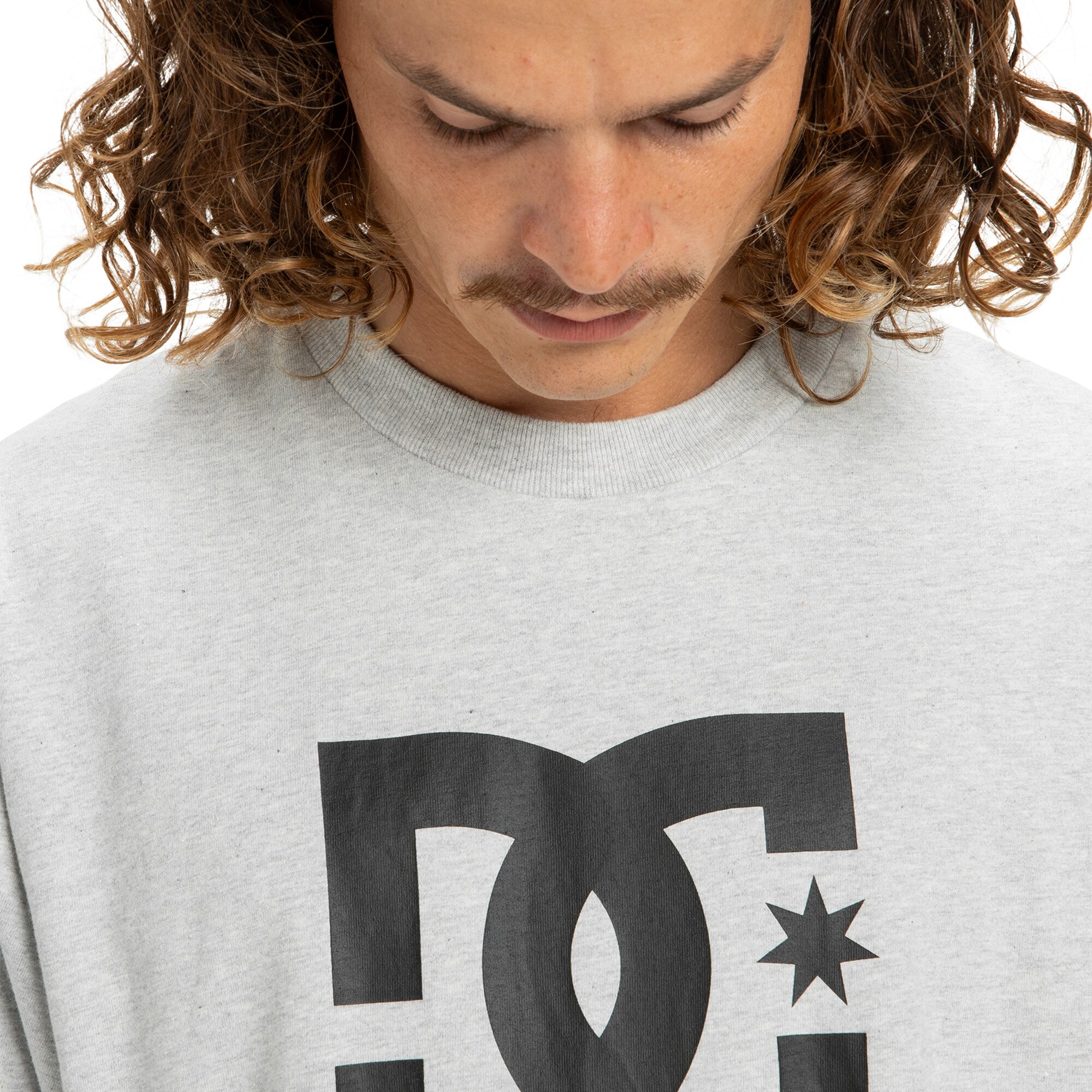 Imagen 5 de Camisetas de hombre DC Star DC Shoes - Gris claro Gris claro