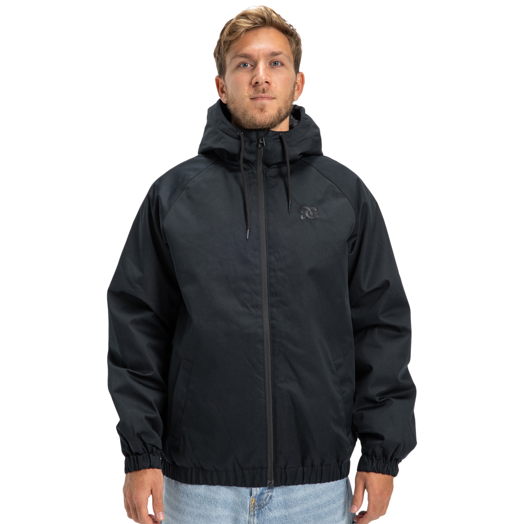 Chaqueta de hombre Navigator Padded DC Shoes - Naranja Negro-1