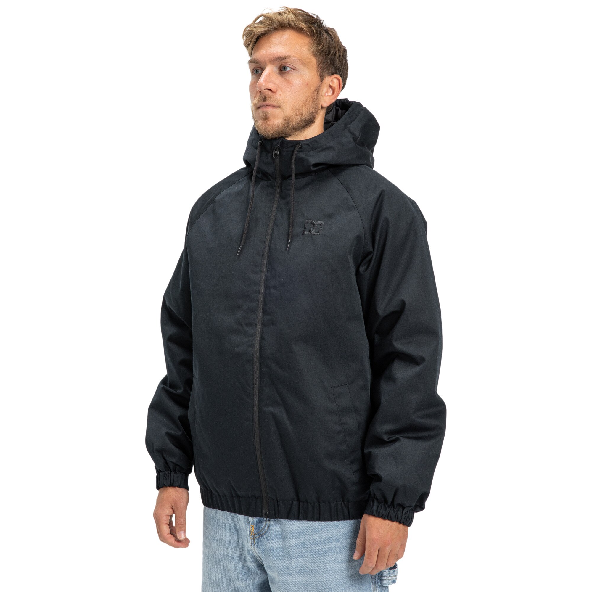 Chaqueta de hombre Navigator Padded DC Shoes - Naranja Negro-3