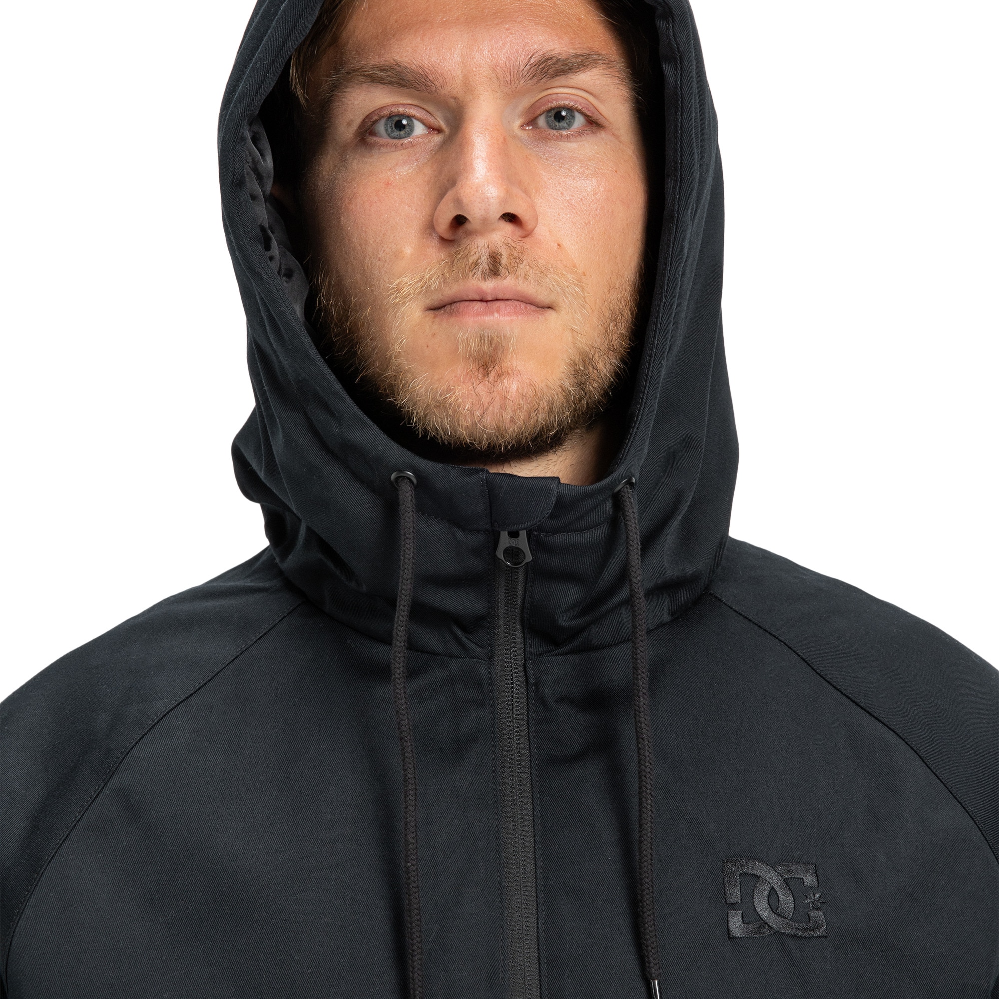 Chaqueta de hombre Navigator Padded DC Shoes - Naranja Negro-4