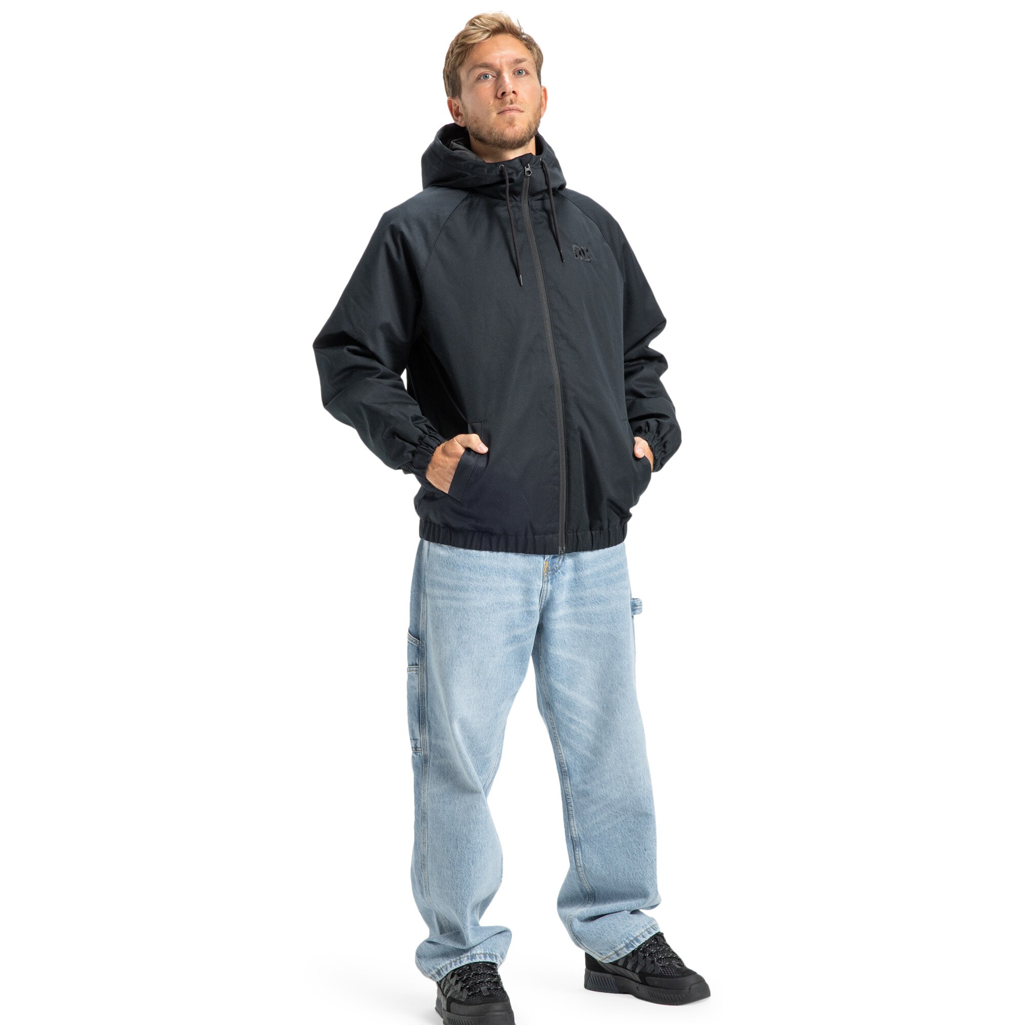Chaqueta de hombre Navigator Padded DC Shoes - Naranja Negro-5