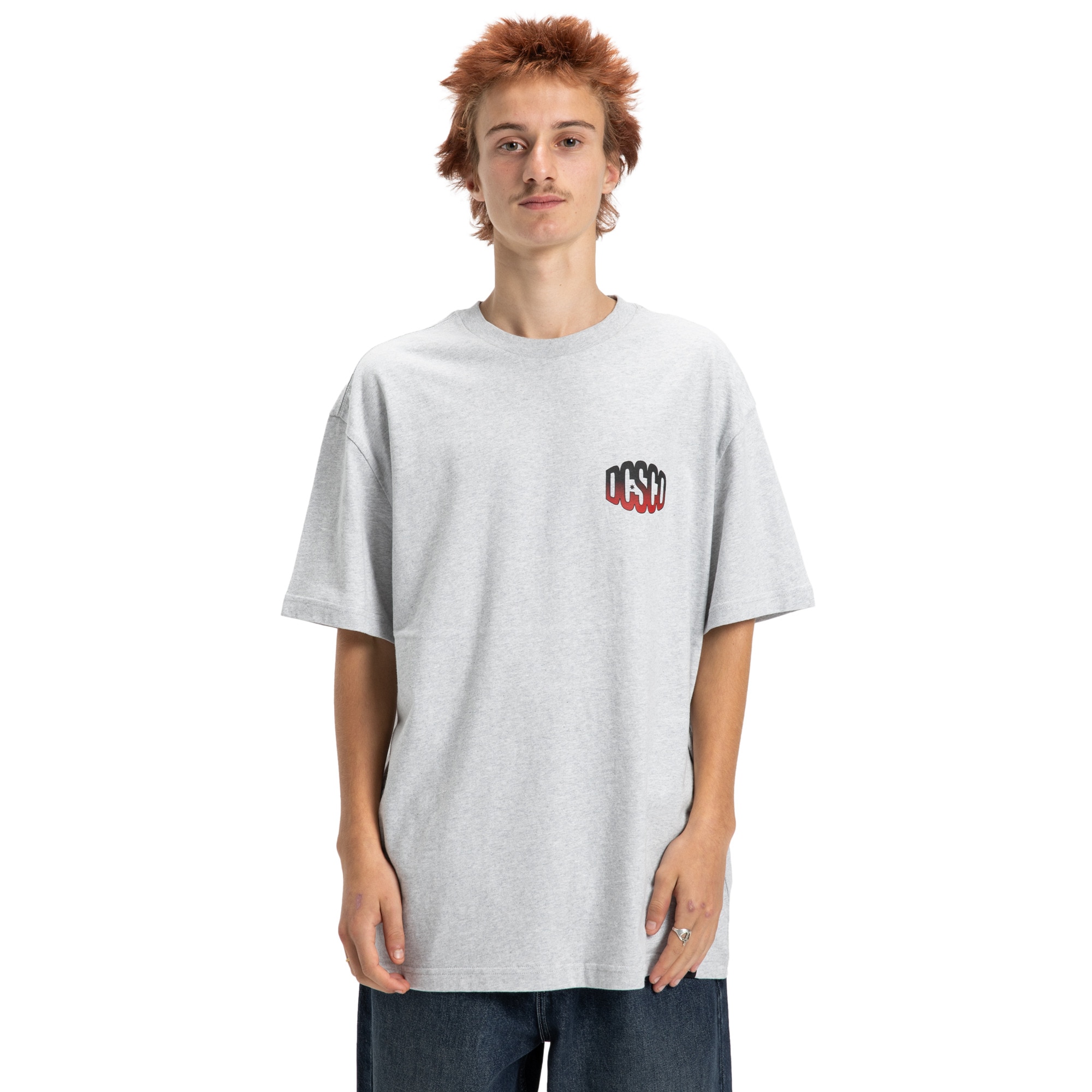 Camiseta de hombre Squash It DC Shoes - Gris claro Gris claro-1