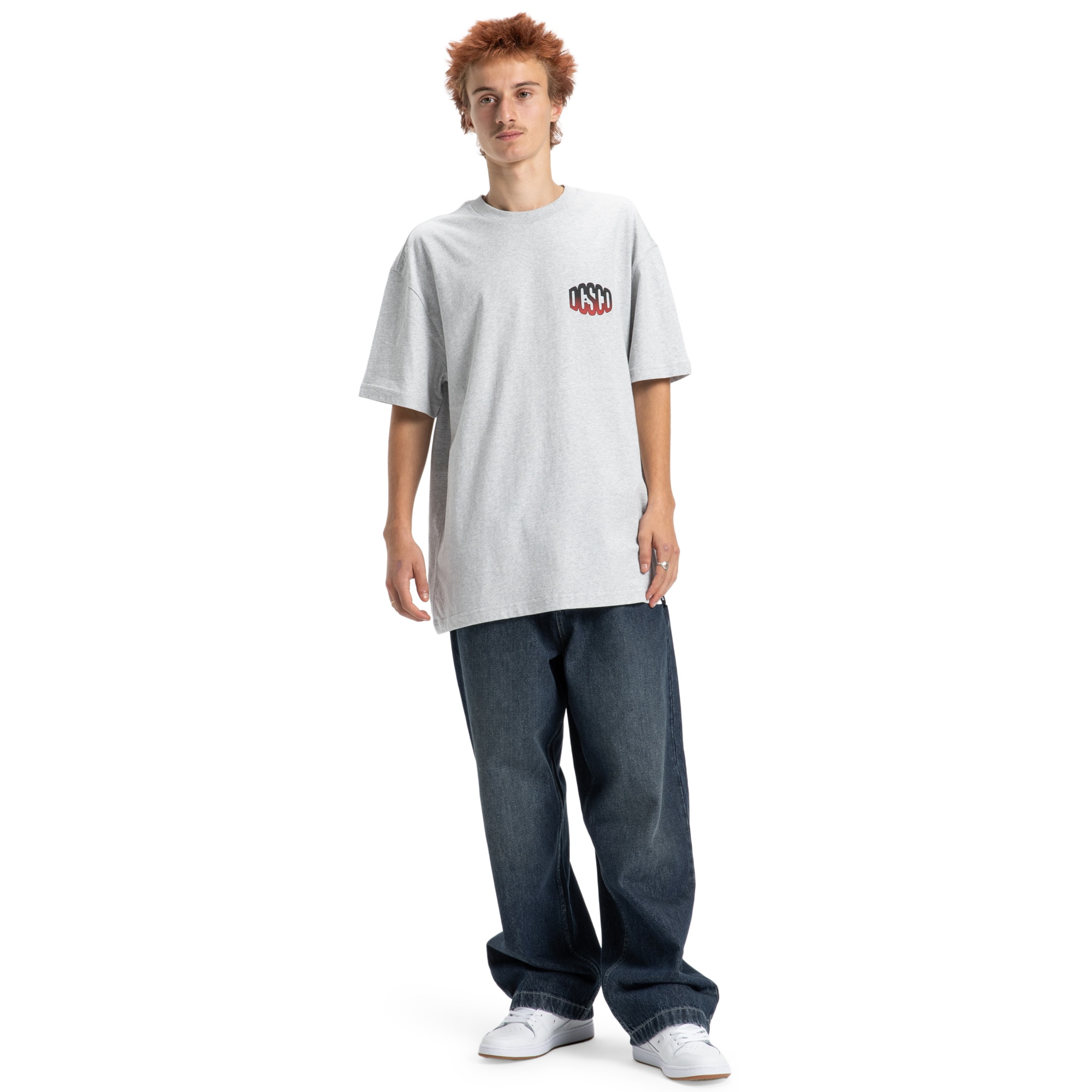 Camiseta de hombre Squash It DC Shoes - Gris claro Gris claro-4