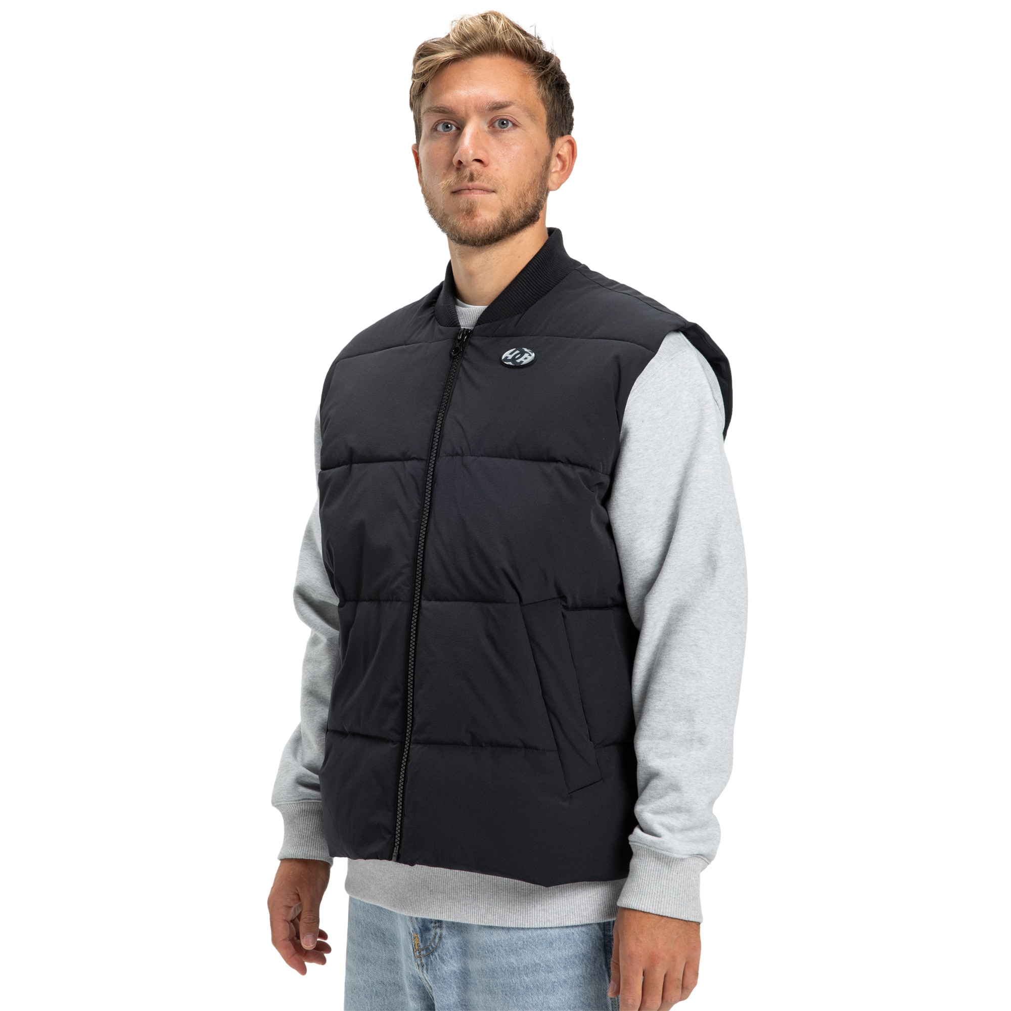 Imagen 3 de Chaleco con cremallera de hombre Rover Puffer DC Shoes - Negro Negro