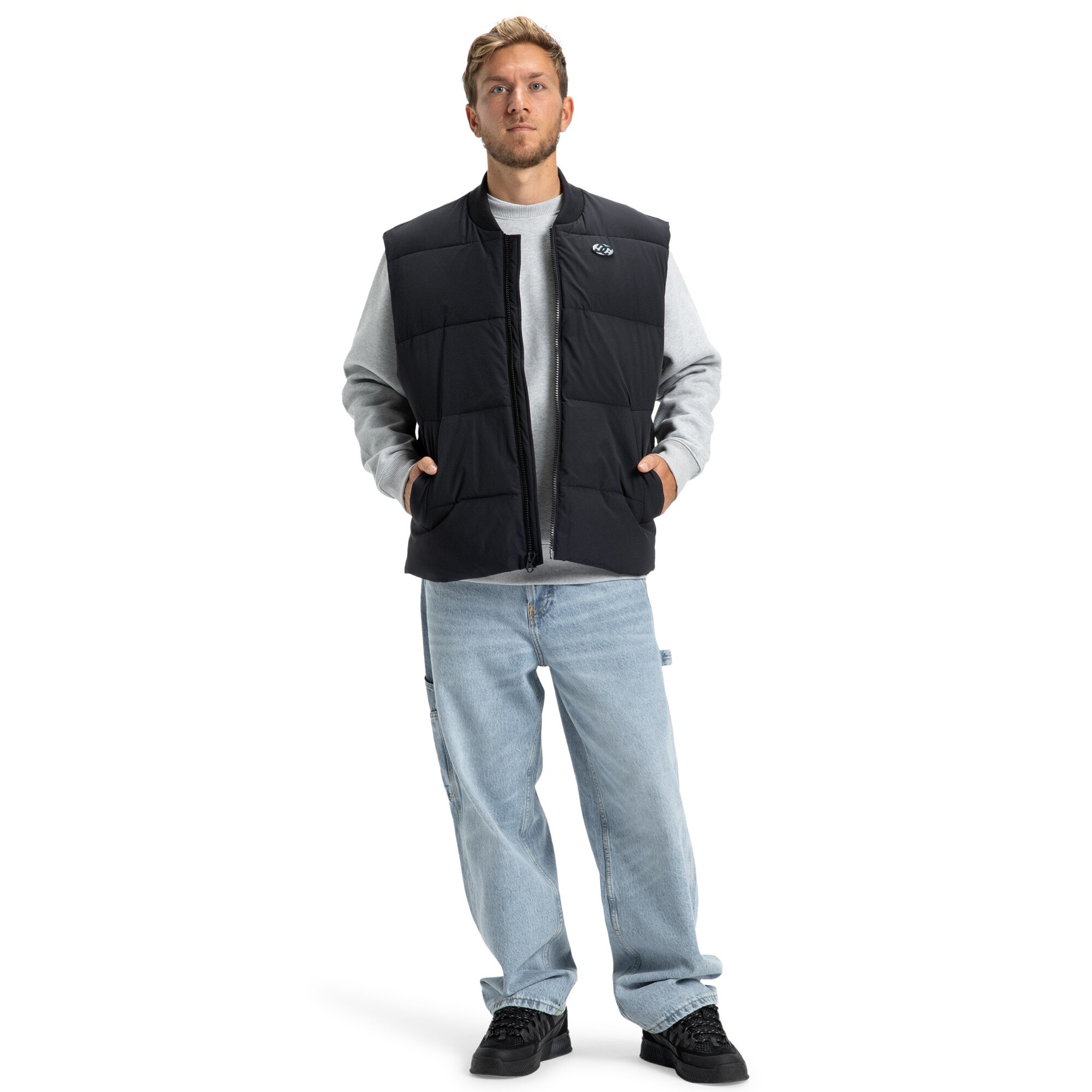 Imagen 5 de Chaleco con cremallera de hombre Rover Puffer DC Shoes - Negro Negro