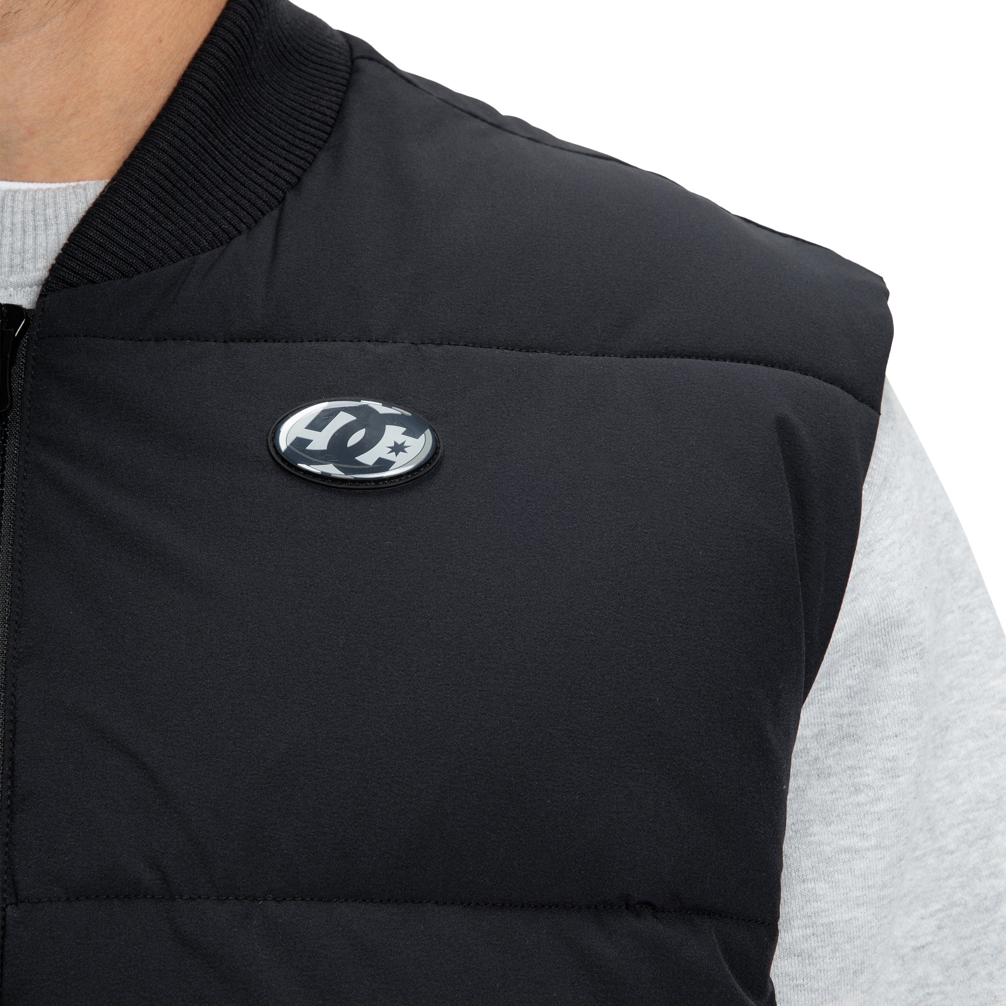 Imagen 6 de Chaleco con cremallera de hombre Rover Puffer DC Shoes - Negro Negro