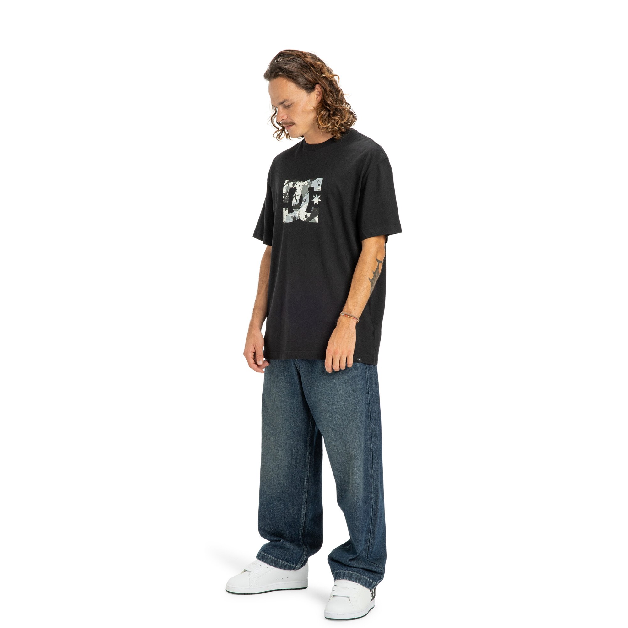 Imagen 3 de Camisetas de hombre DC Star Filled DC Shoes - Negro Negro