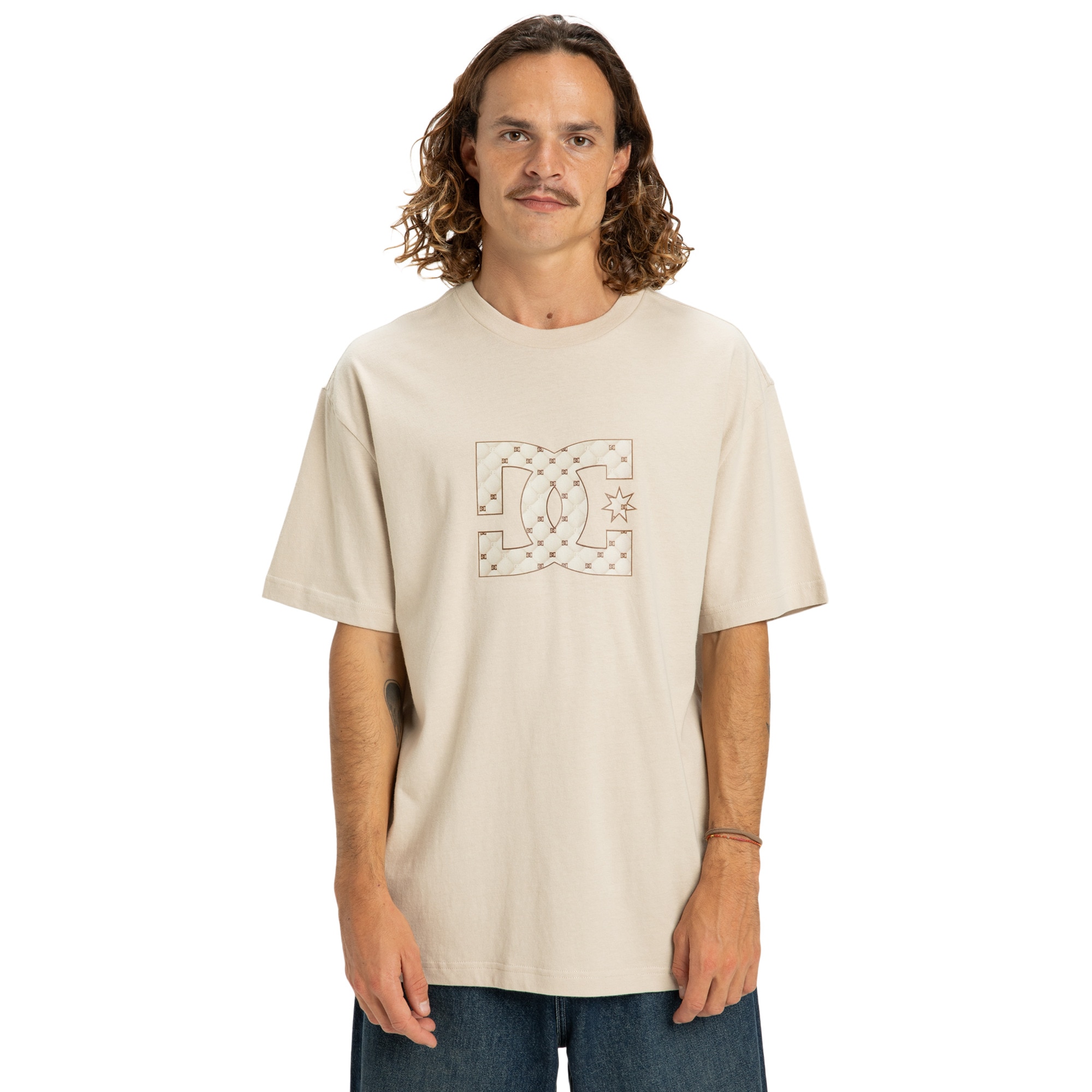 Imagen 1 de Camisetas de hombre DC Star Filled DC Shoes - Beige Beige