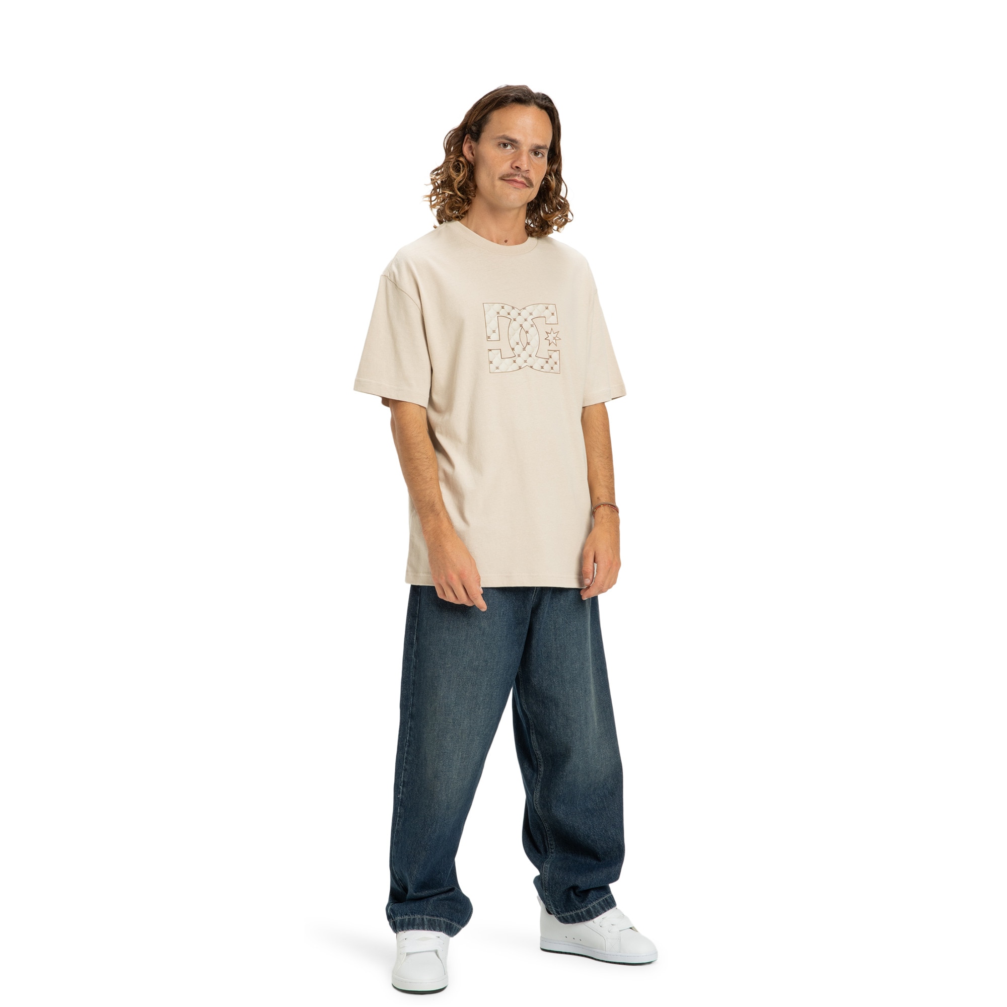 Imagen 3 de Camisetas de hombre DC Star Filled DC Shoes - Beige Beige