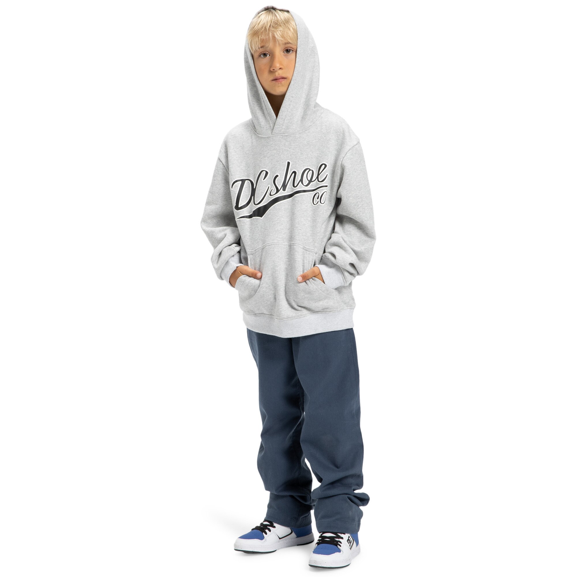 Sudadera de niños Substitute DC Shoes - Gris claro Gris claro-4