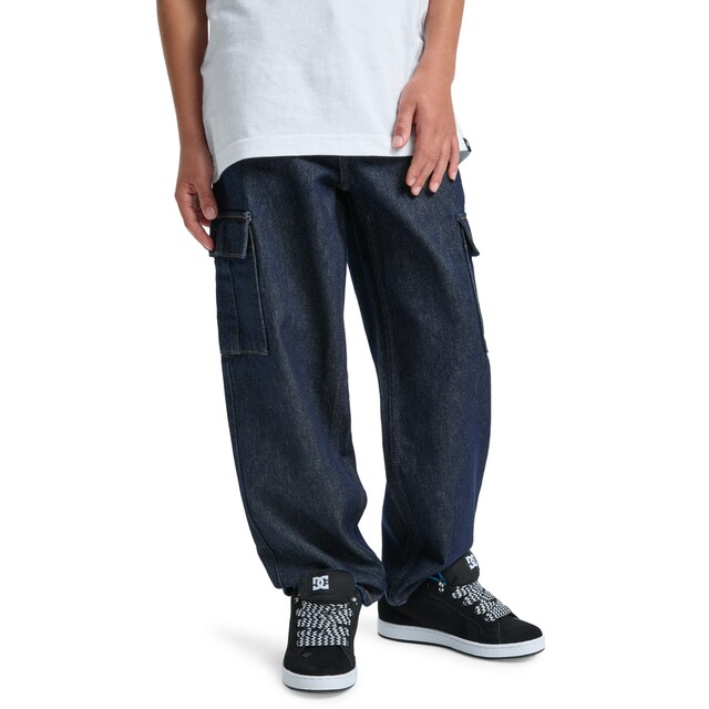 Imagen 0 de Vaquero de niños Baggy Cargo Indigo Dye DC Shoes