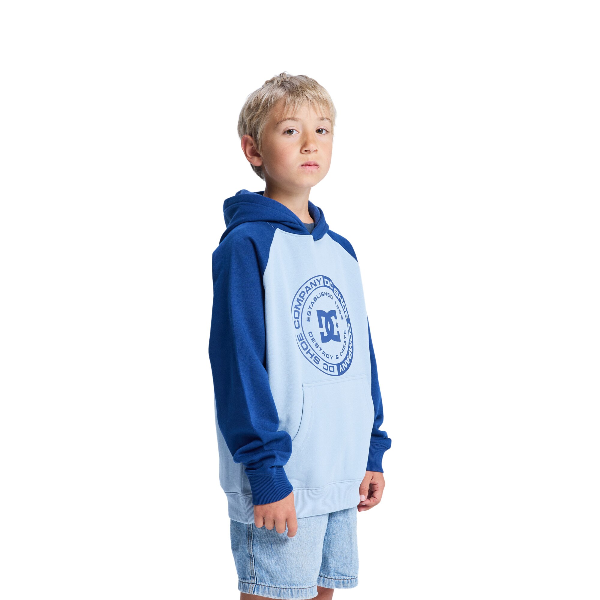 Sudadera de niños DC Corpo Raglan DC Shoes - Azul Azul-3
