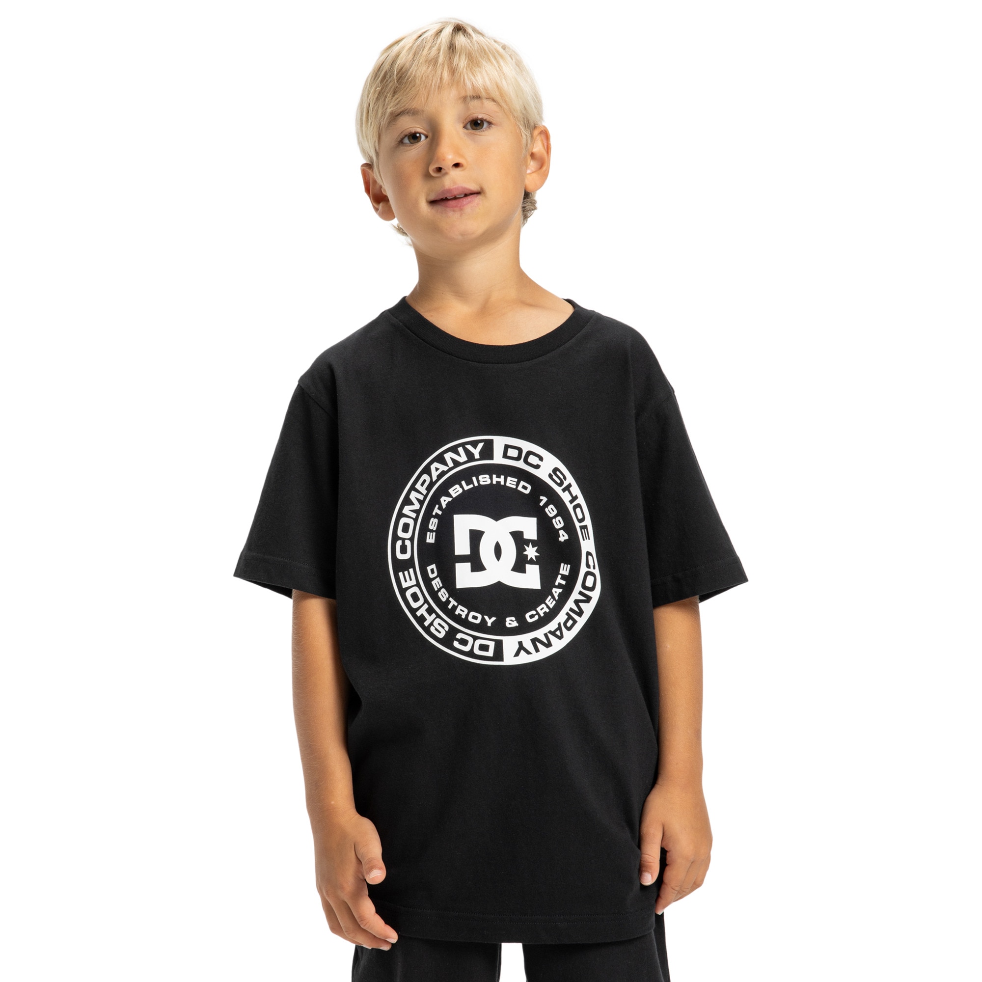 Camiseta de niños DC Corpo DC Shoes - Negro Negro-1