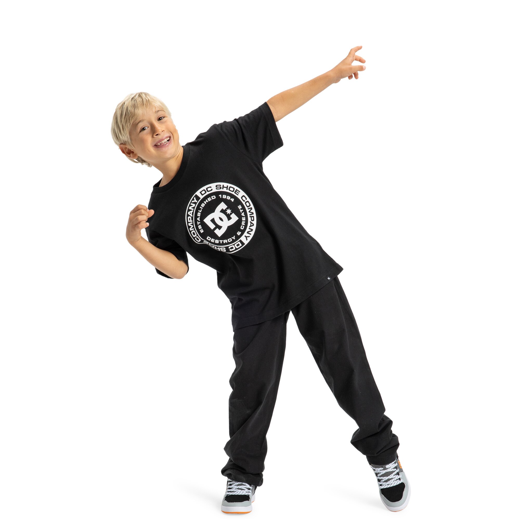 Camiseta de niños DC Corpo DC Shoes - Negro Negro-4
