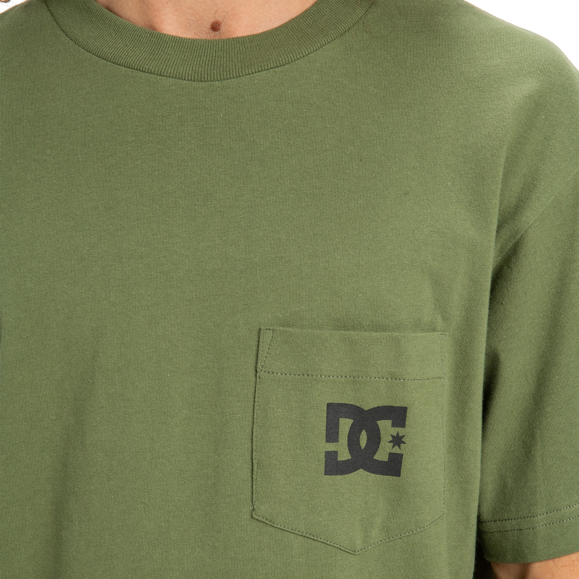 Camisetas de hombre DC Star Pocket DC Shoes - Verde Verde-5