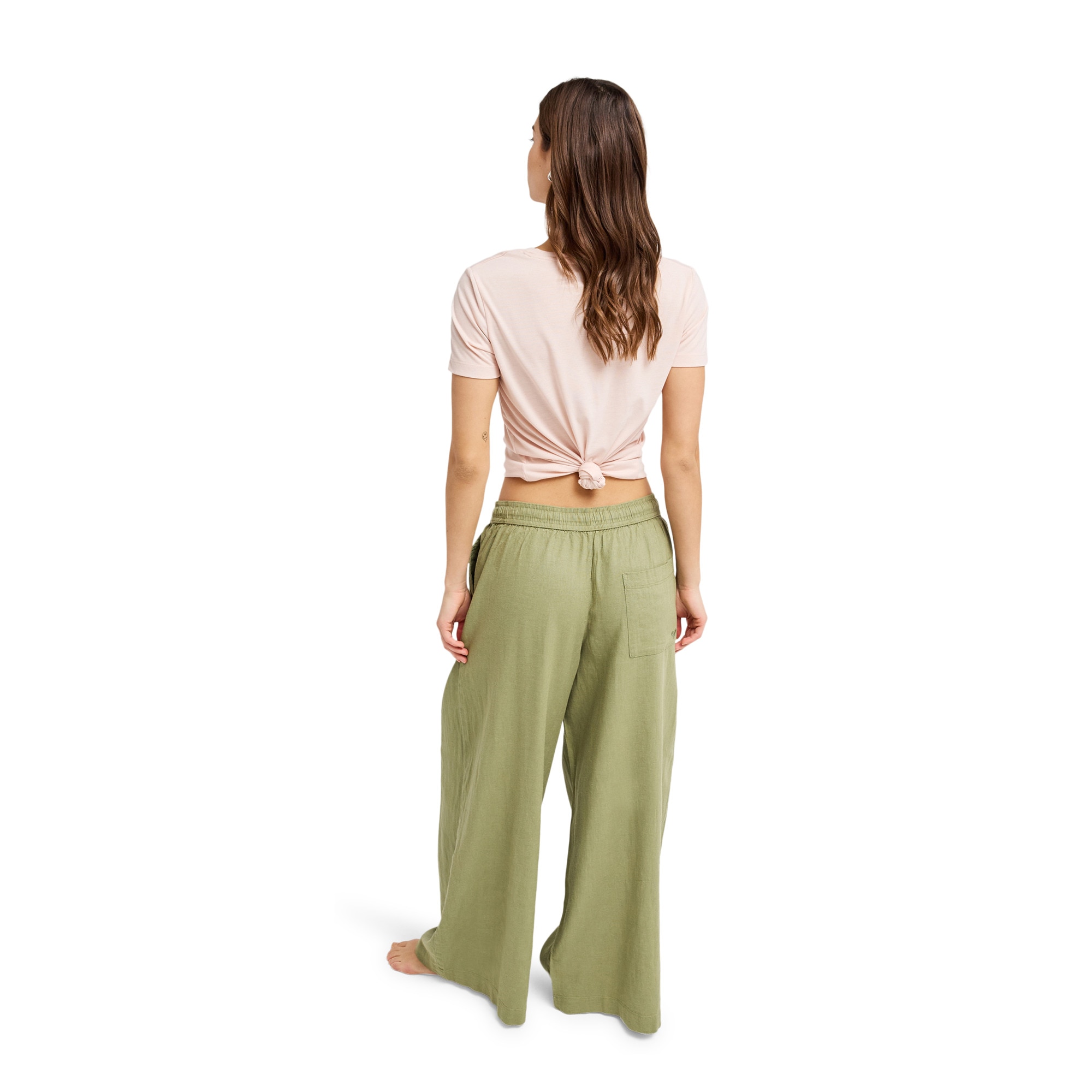 Pantalón de mujer Lekeitio Break Mid Roxy - Verde Verde-2