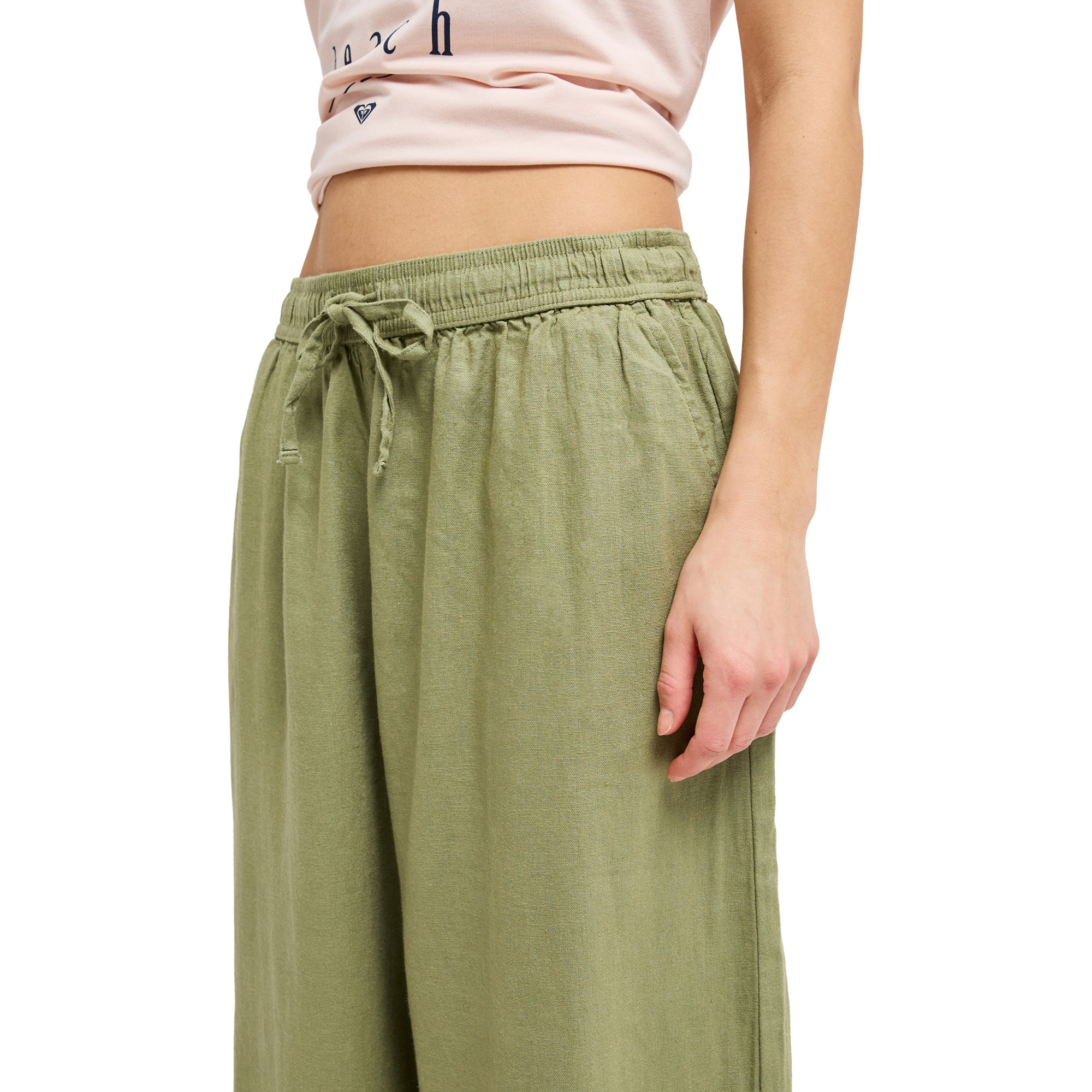 Pantalón de mujer Lekeitio Break Mid Roxy - Verde Verde-4