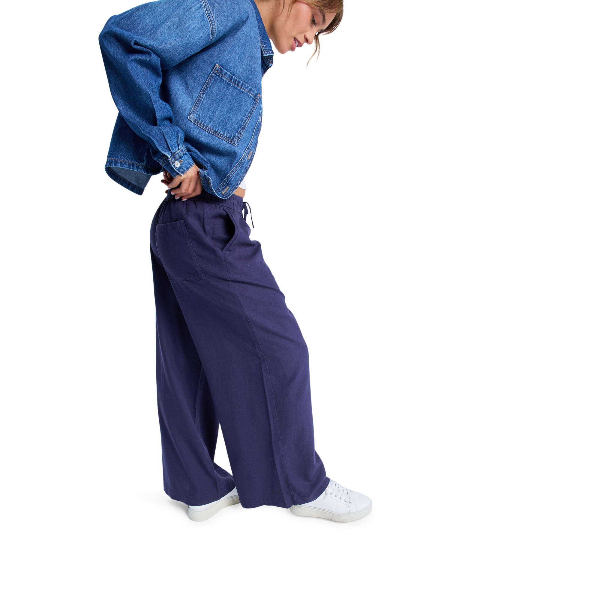 Pantalón de mujer Lekeitio Break Mid Roxy - Azul royal Azul royal-2