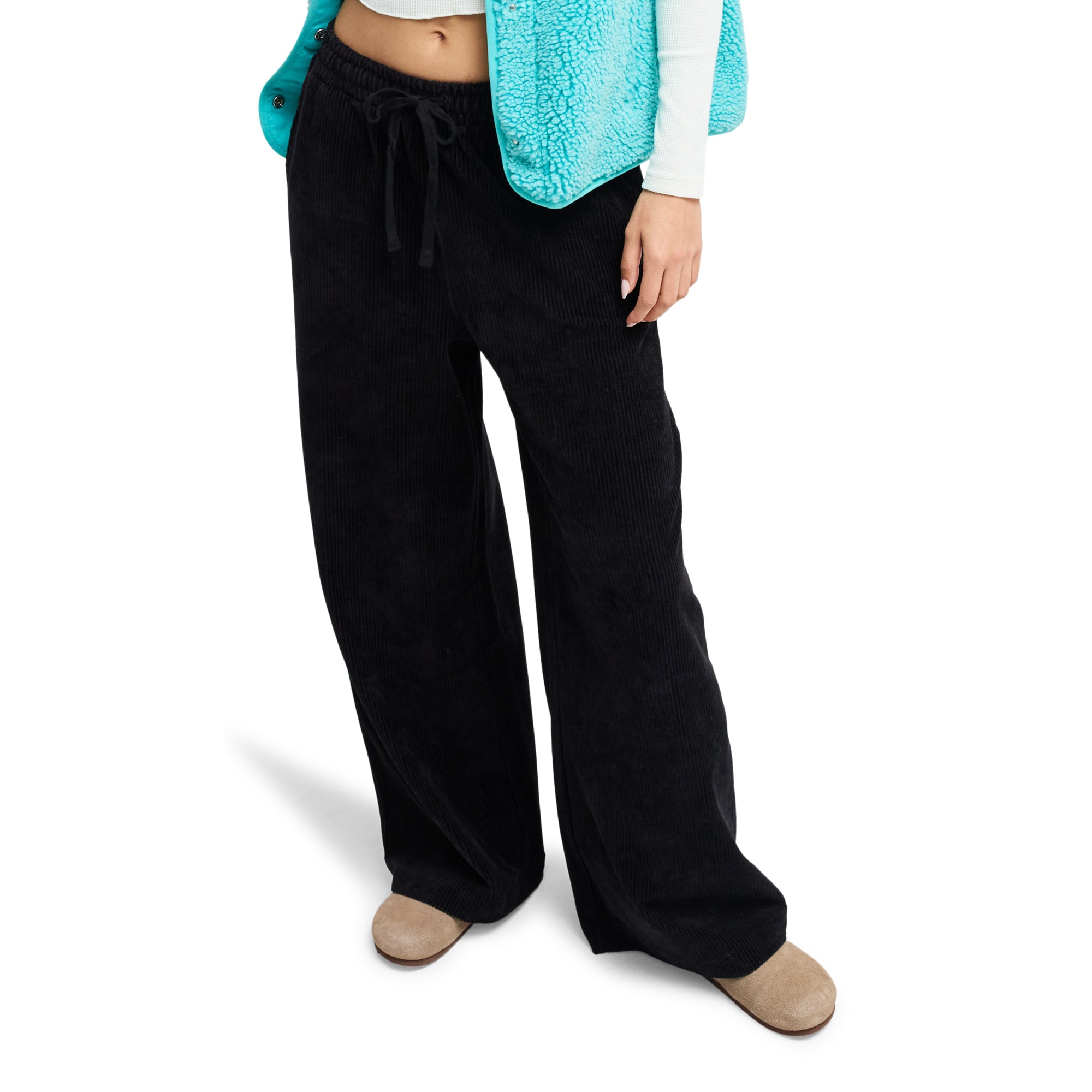 Pantalón de mujer Lekeitio Knit Roxy - Negro Negro-1