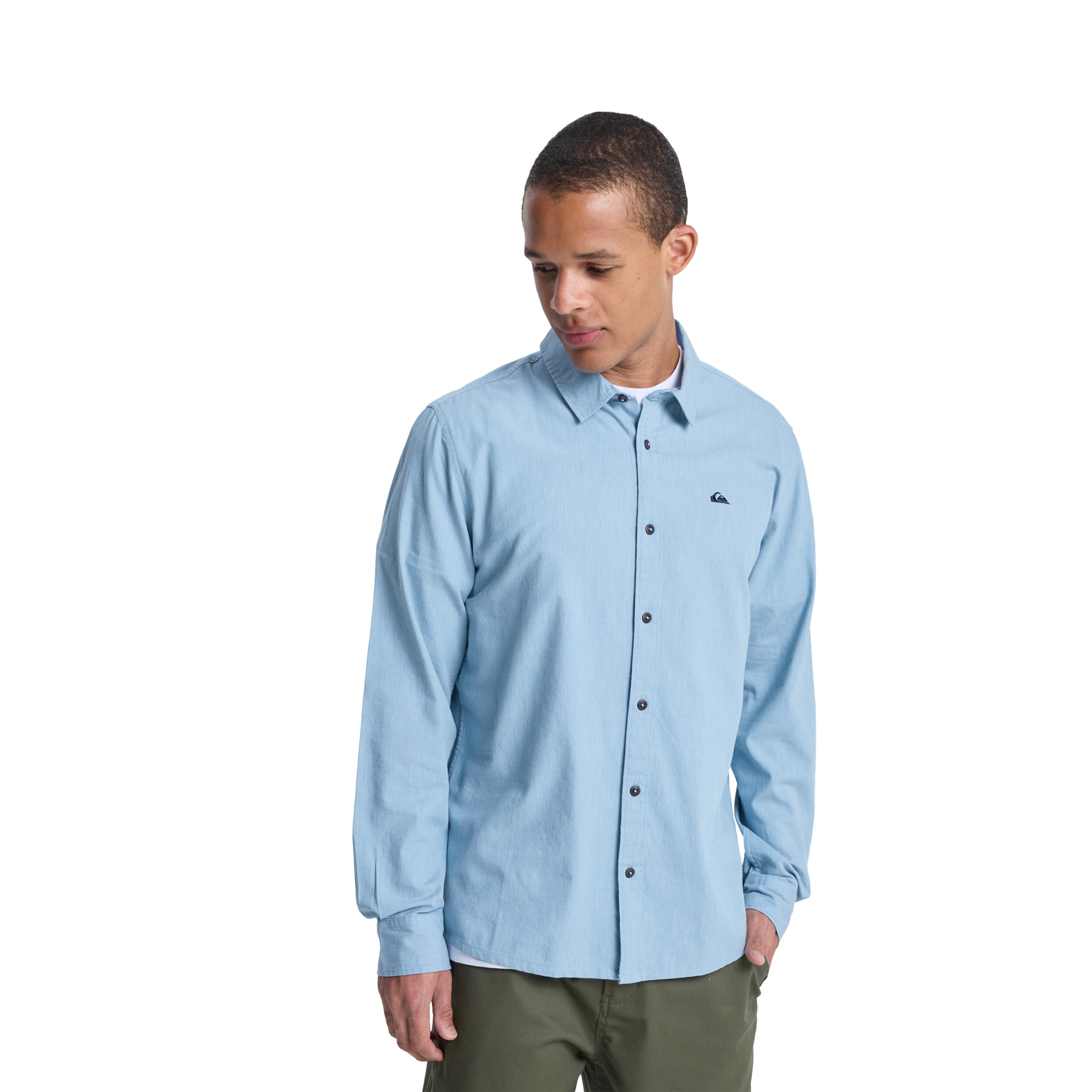 Camisa de hombre Mw Premium Stretch Quiksilver - Azul Azul-1