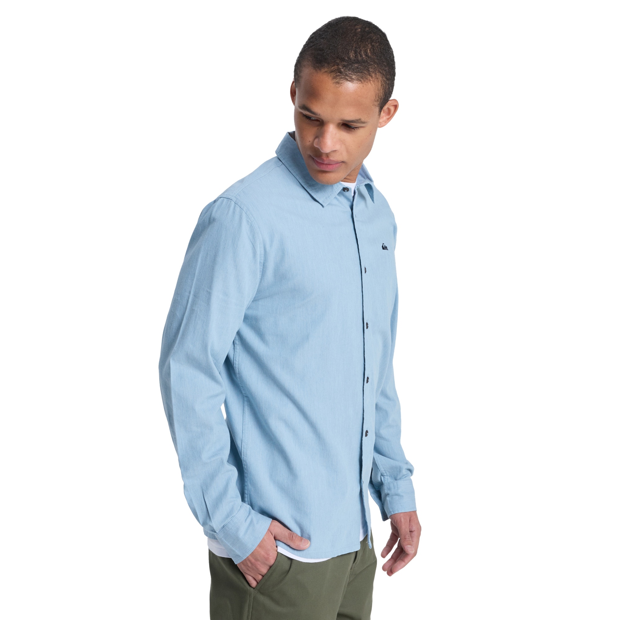 Camisa de hombre Mw Premium Stretch Quiksilver - Azul Azul-3