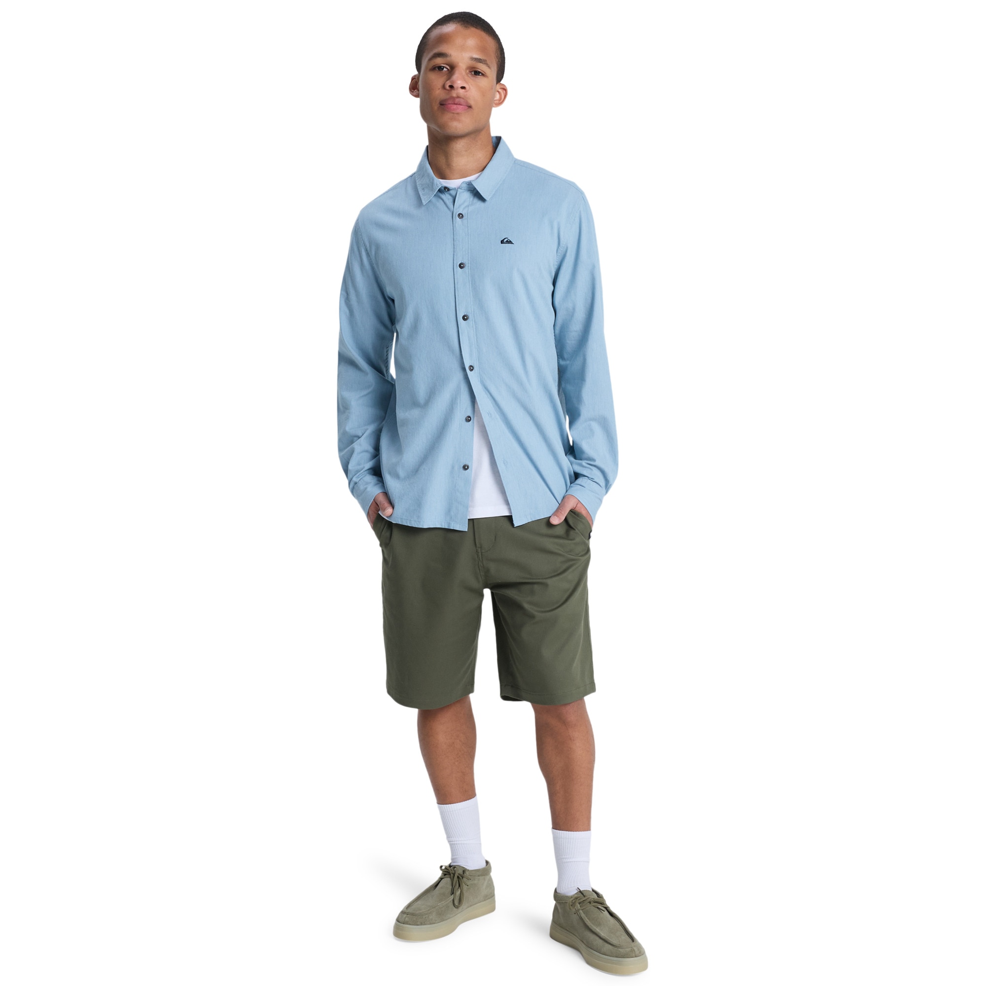 Camisa de hombre Mw Premium Stretch Quiksilver - Azul Azul-5