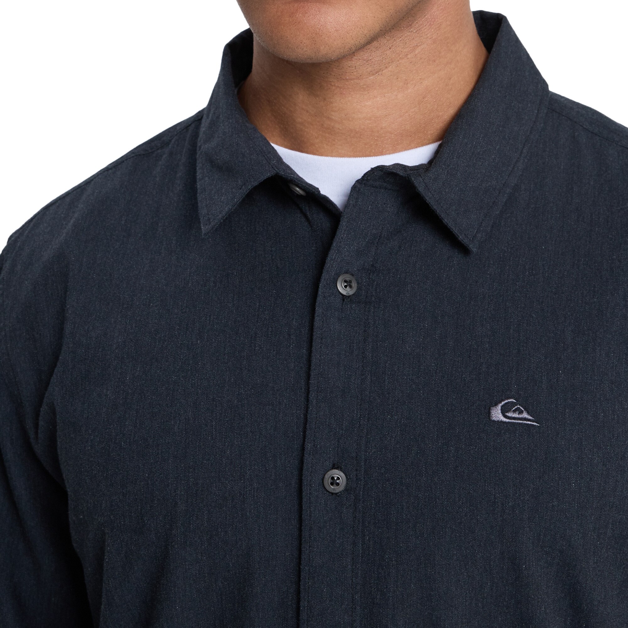 Camisa de hombre Mw Premium Stretch Quiksilver - Negro Negro-4