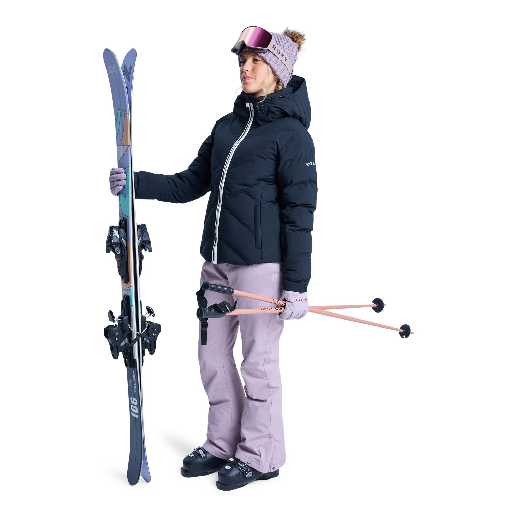 Chaqueta de mujer Snowdrift 15K Roxy - Negro Negro-4