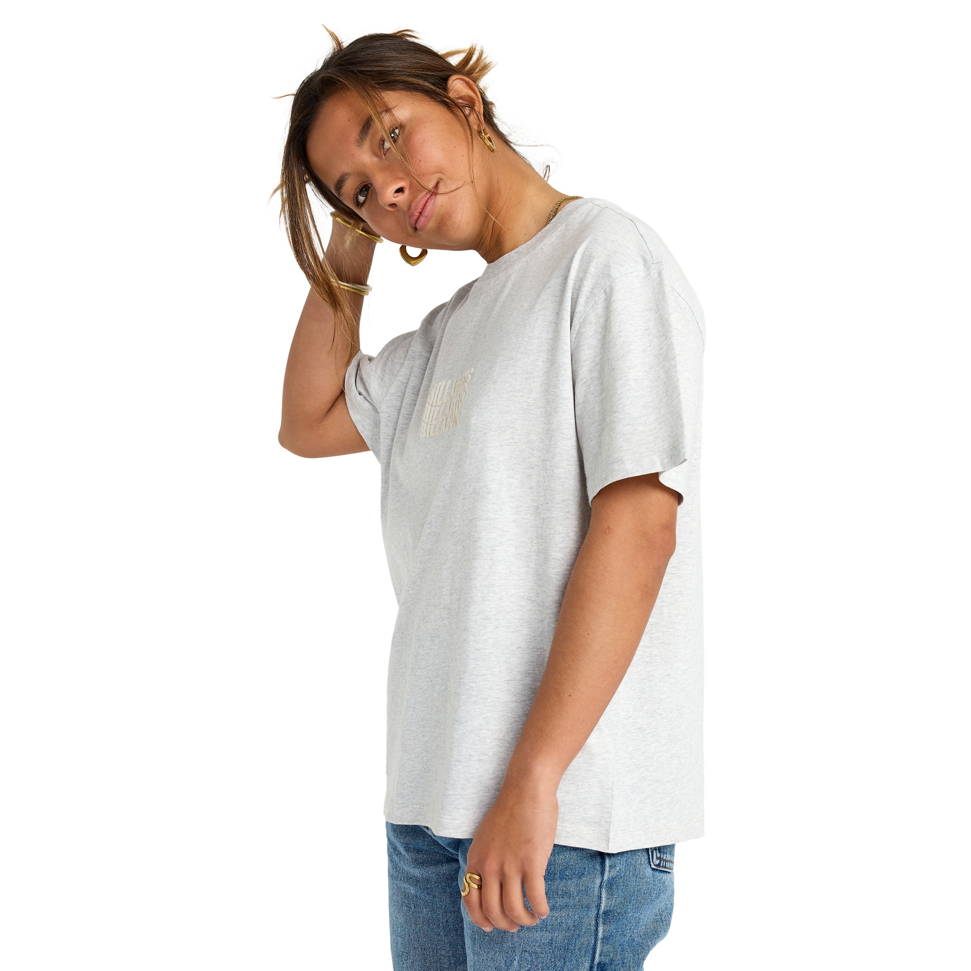 Camiseta de mujer In The Beyond Billabong - Gris Gris-4