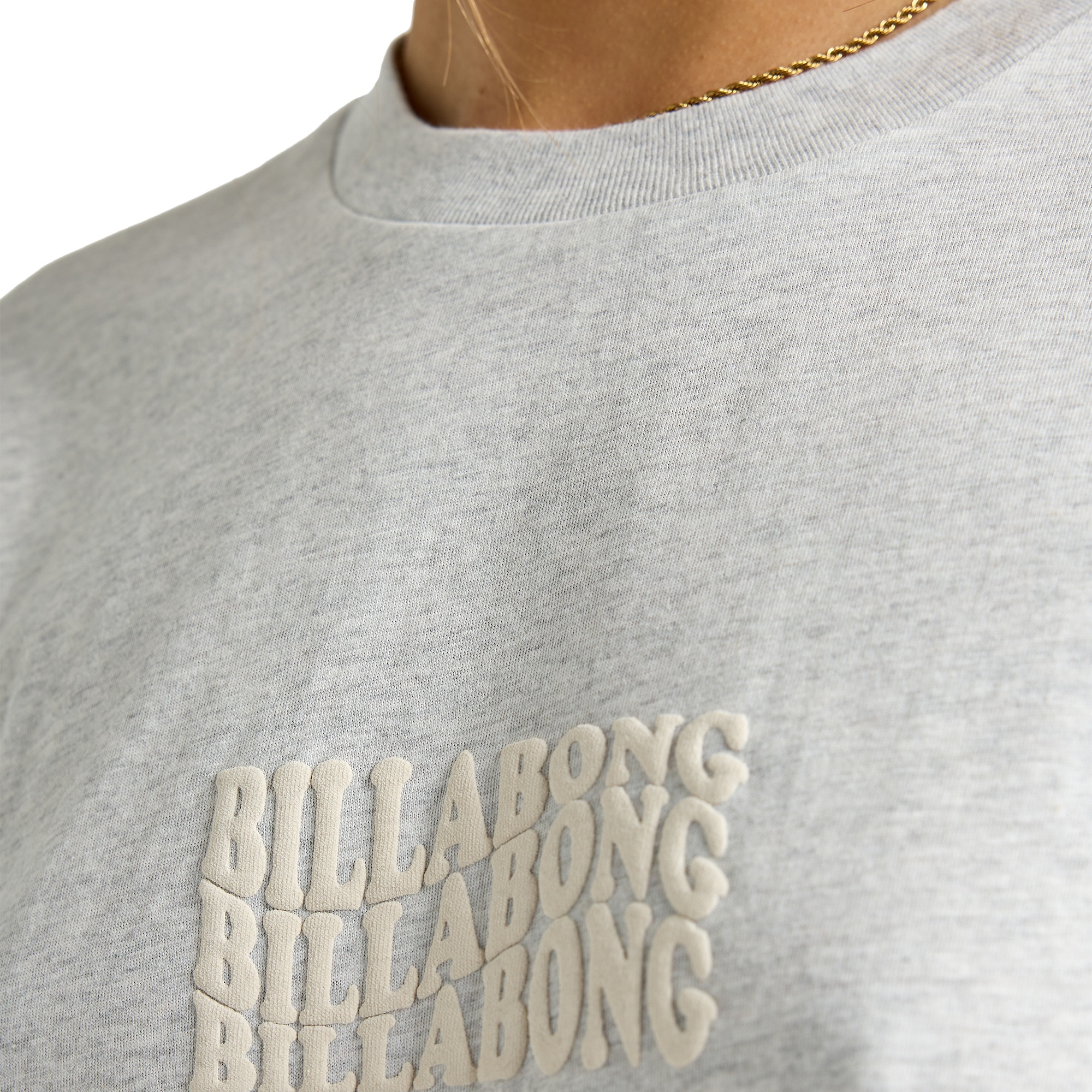 Camiseta de mujer In The Beyond Billabong - Gris Gris-5