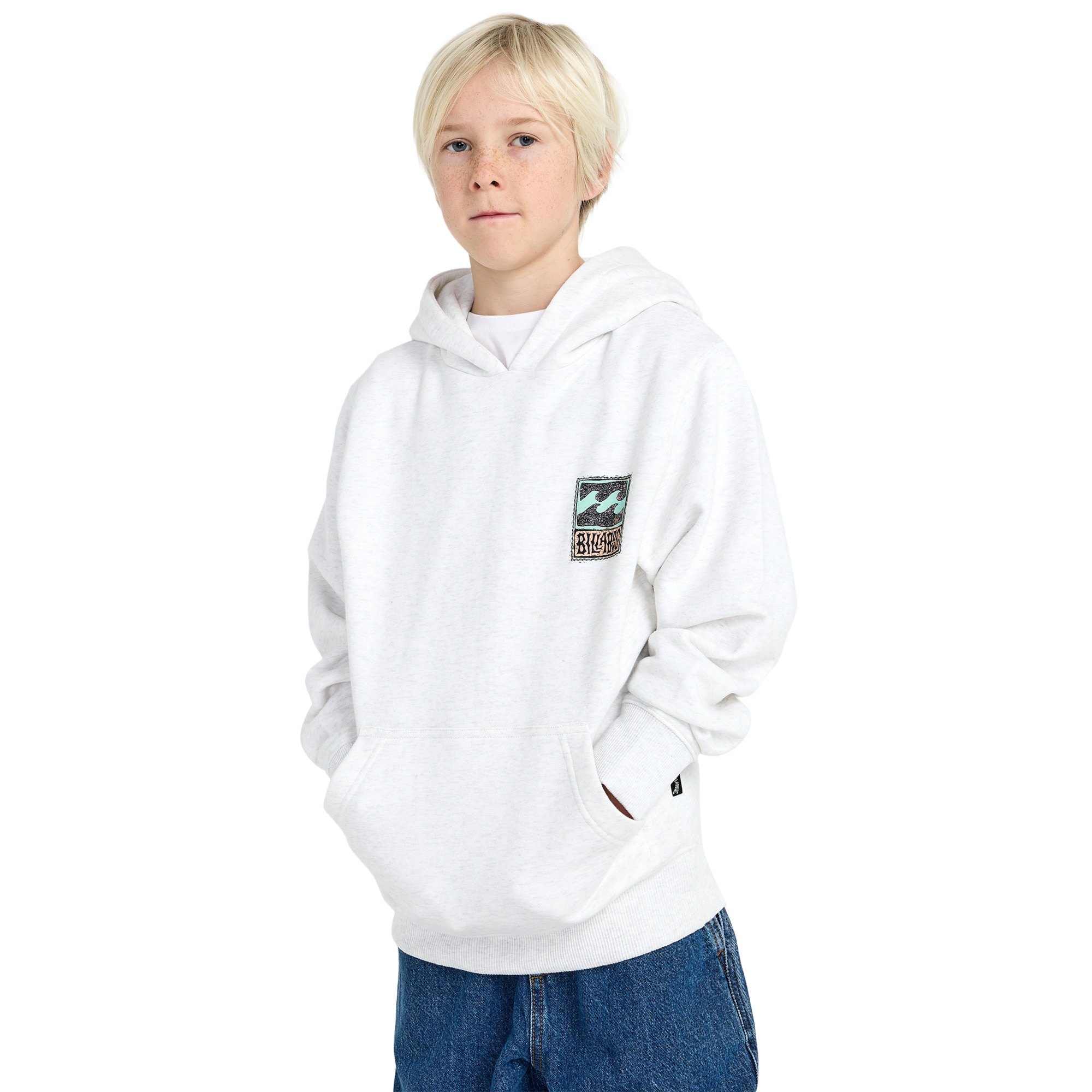 Sudadera de niños Foundation Po Billabong - Blanco Blanco-1