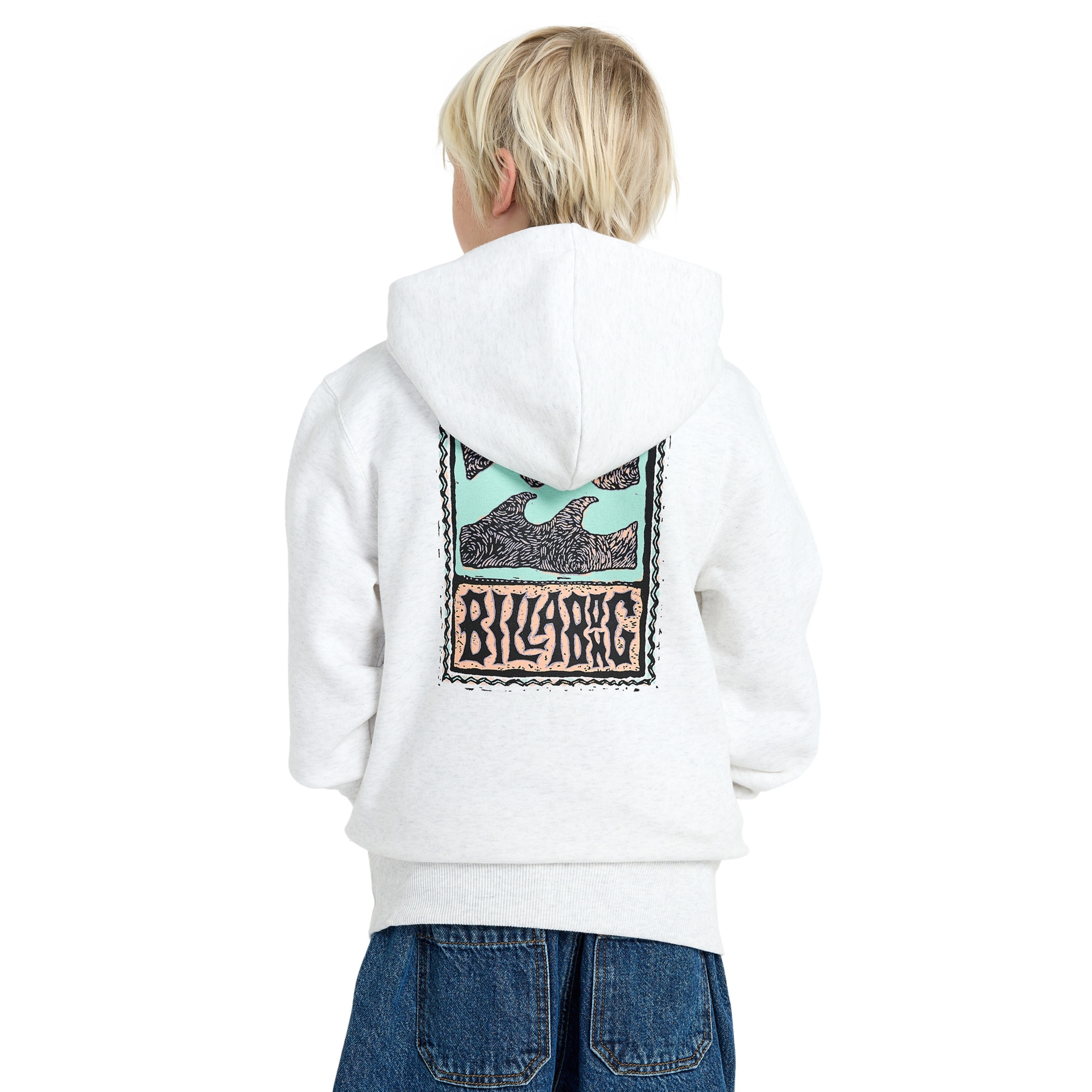 Sudadera de niños Foundation Po Billabong - Blanco Blanco-3