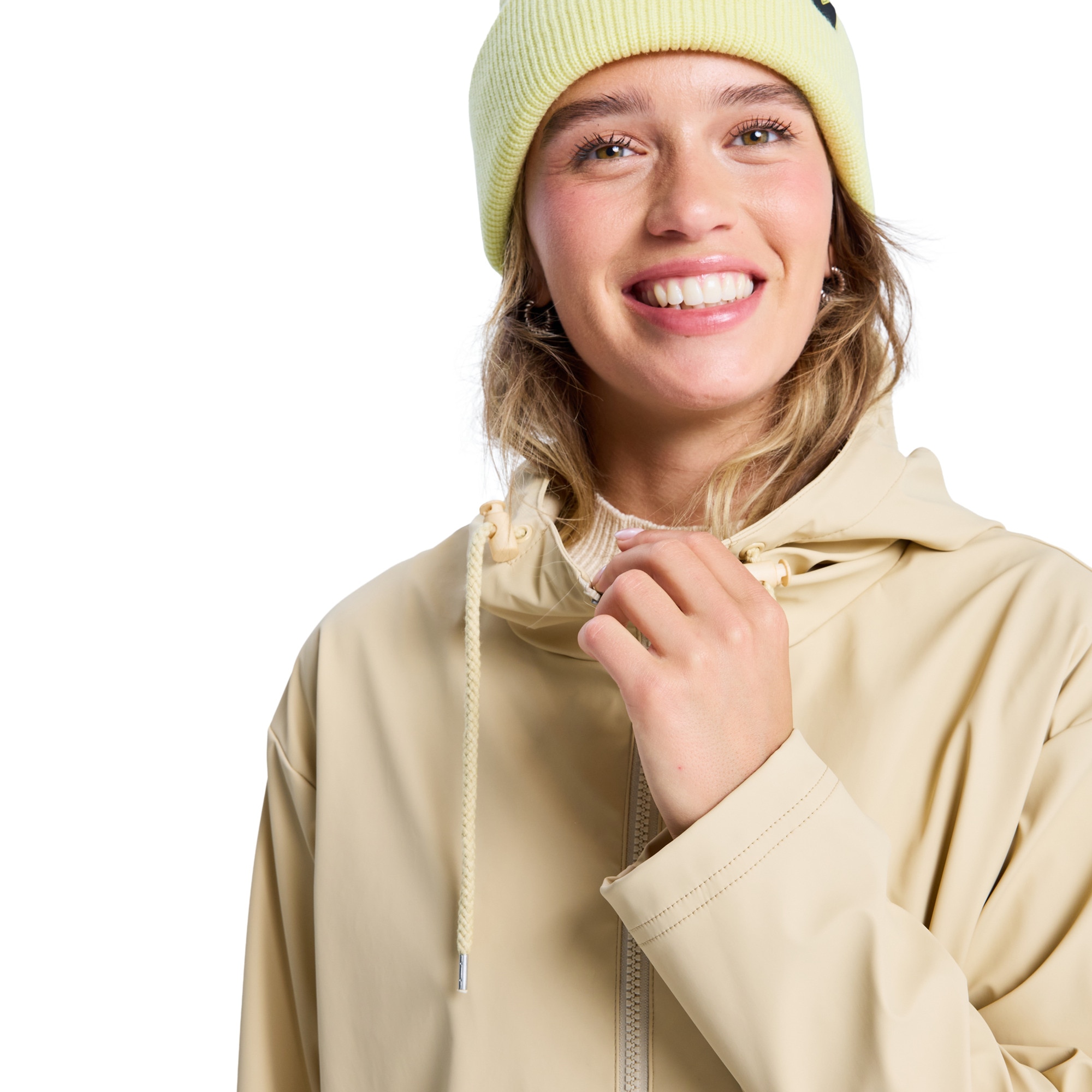 Chubasquero para lluvia de mujer Raining Again Roxy - Beige Beige-6