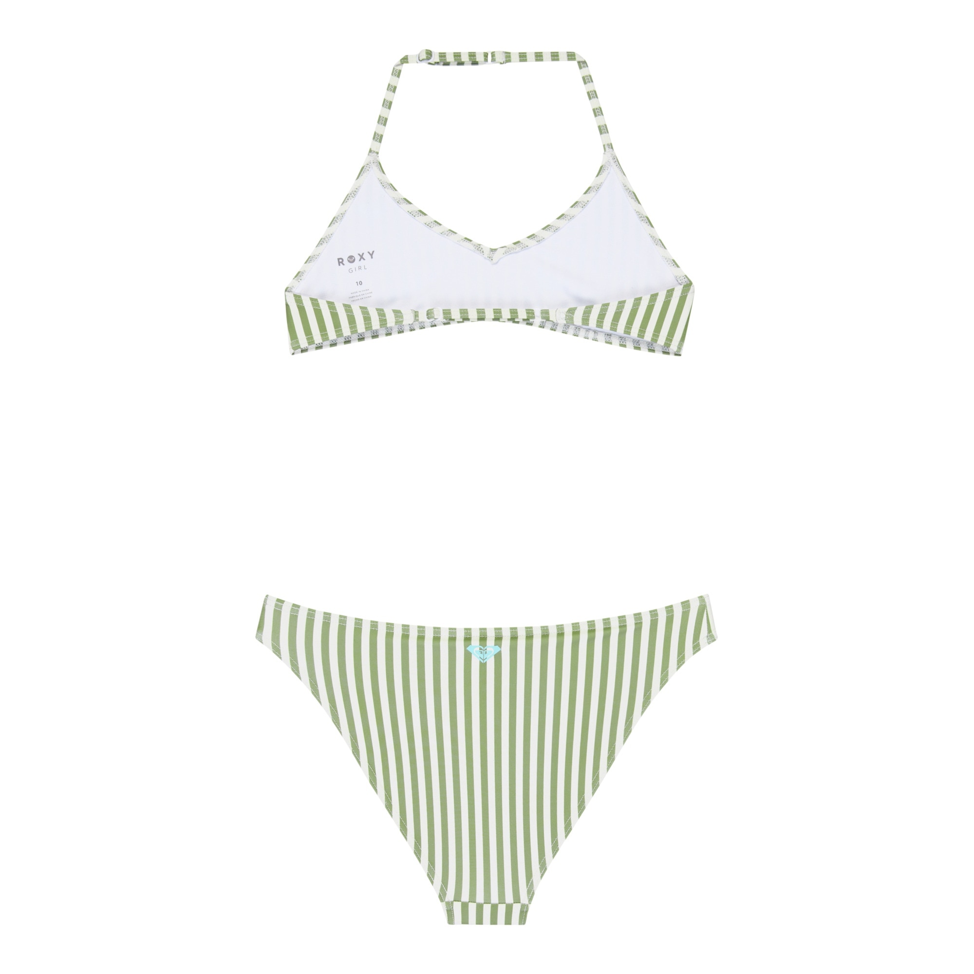Bikini bralette de niños Bico Active Roxy - Verde Oliva Verde Oliva-2