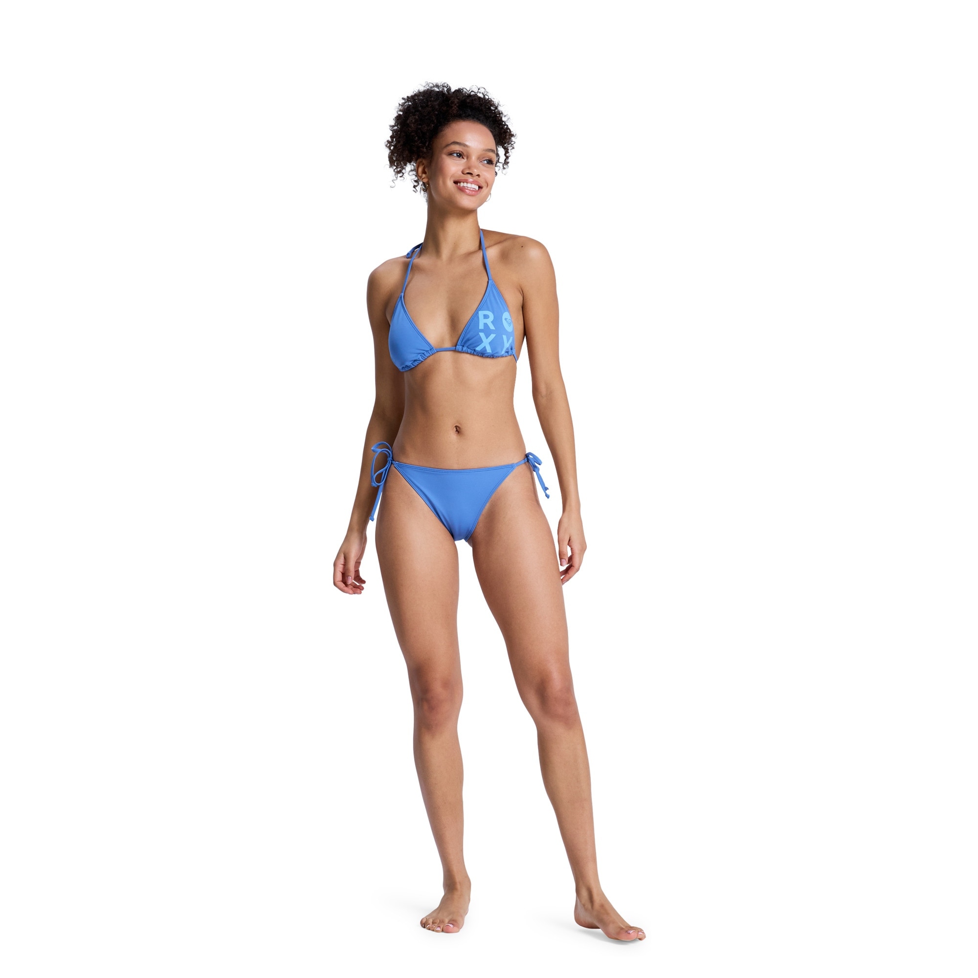 Imagen 5 de Bikini tiki tri de mujer Solid Essentials Roxy - Azul Azul