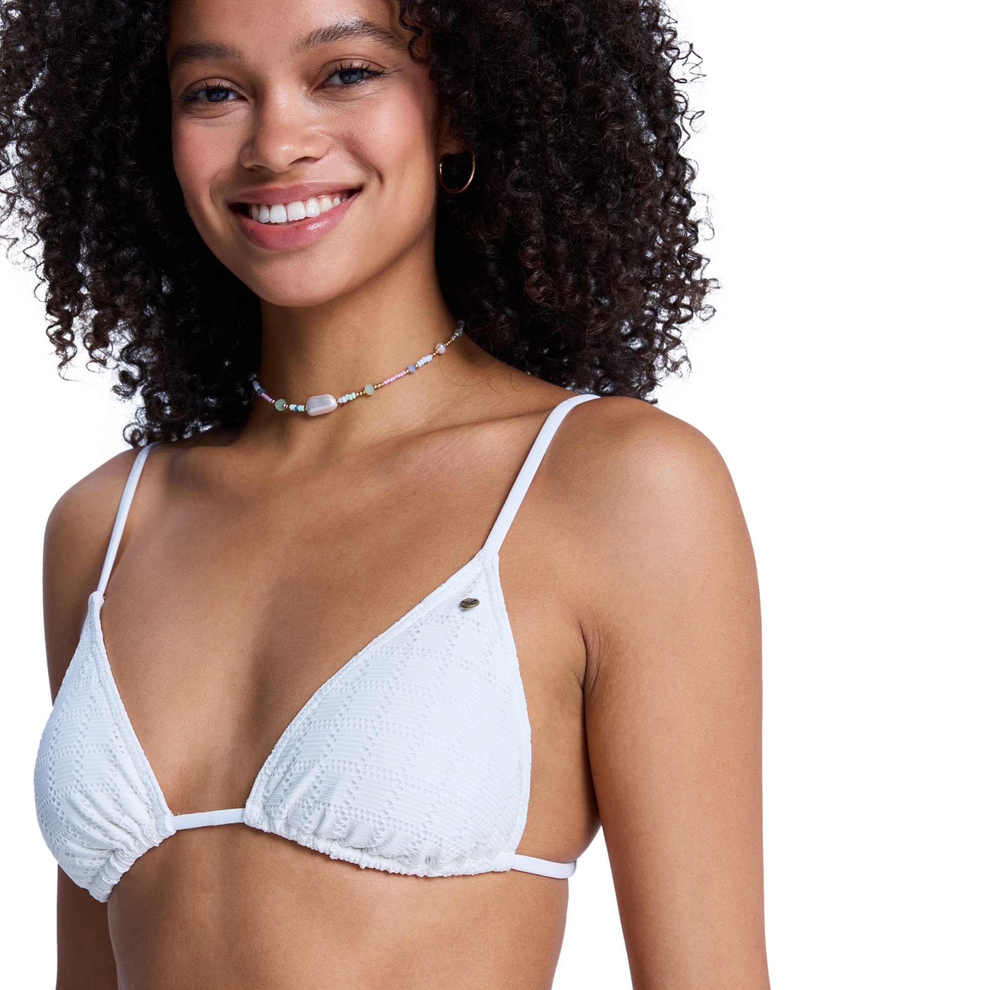 Imagen 4 de Top de Bikini de mujer Roxy Island Roxy - Blanco Blanco